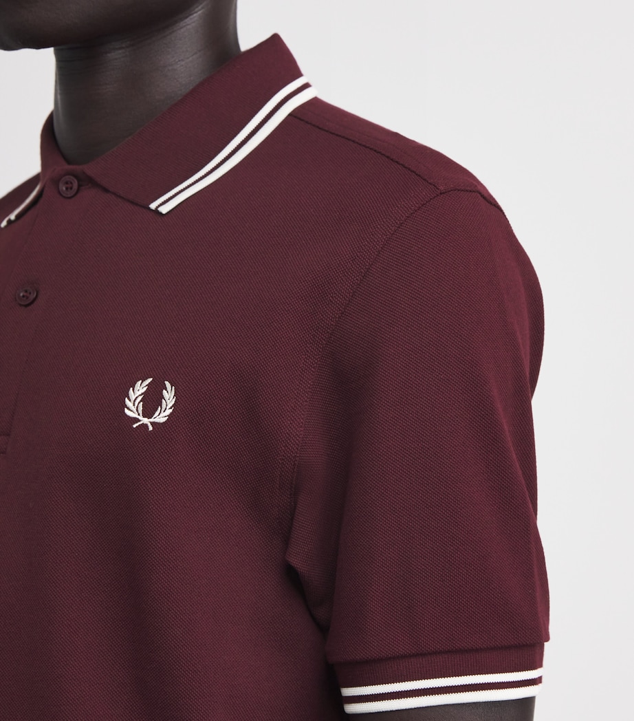Twin Tipped Polo Shirt 597-OXBLOOD Image 6