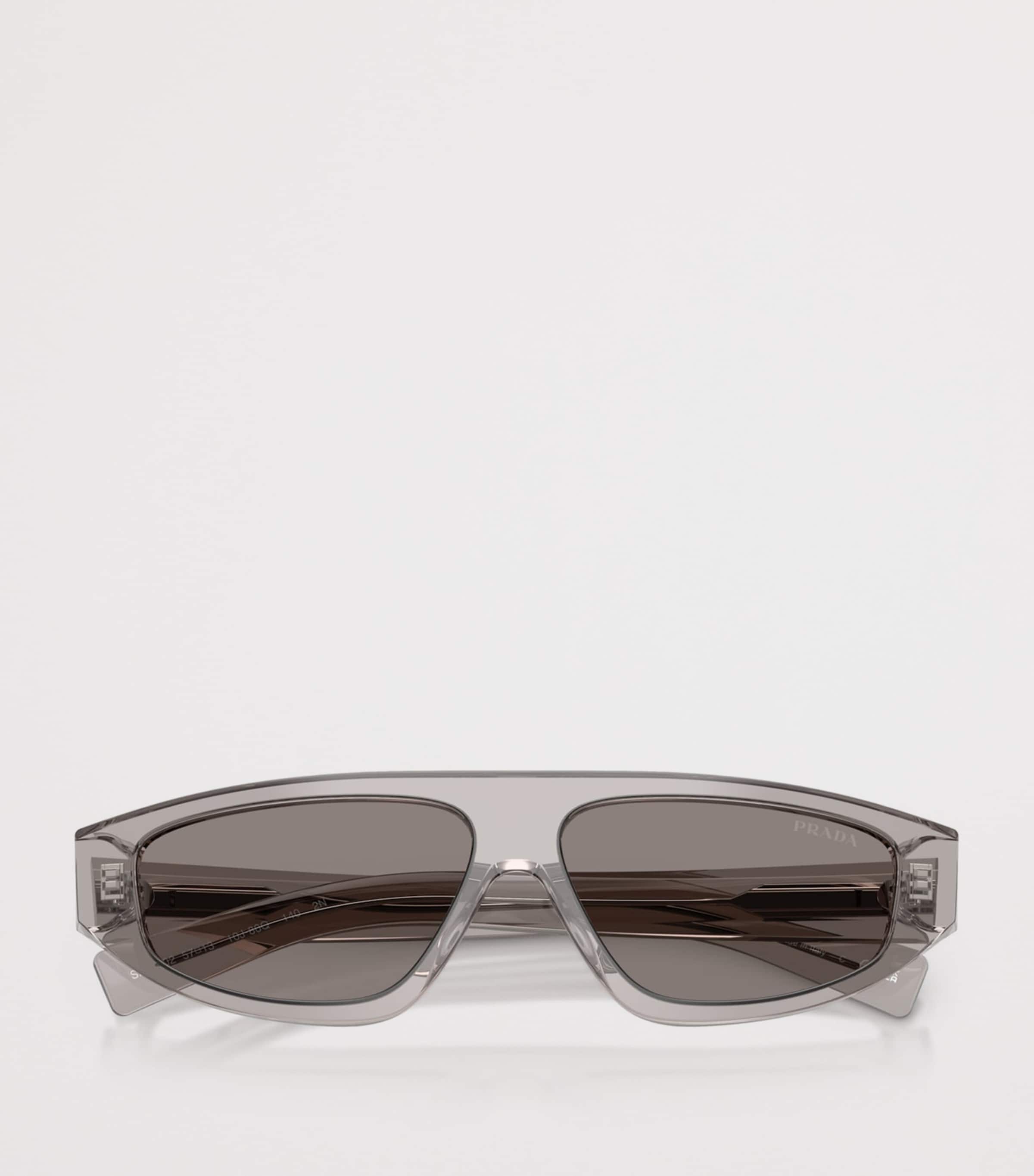 Prada PR C02S  Irregular Sunglasses Grey Image 5