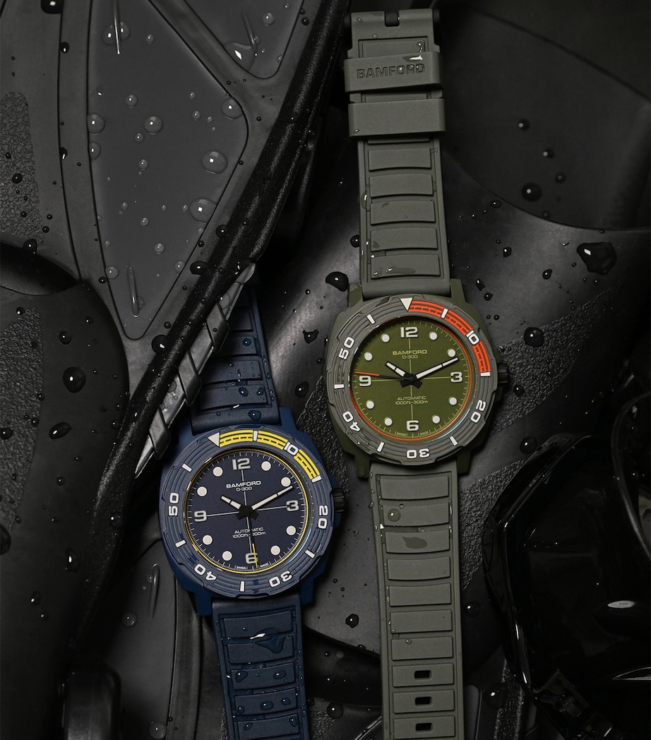 Ceramic D-300 Dive Watch 42mm BLUE Image 6