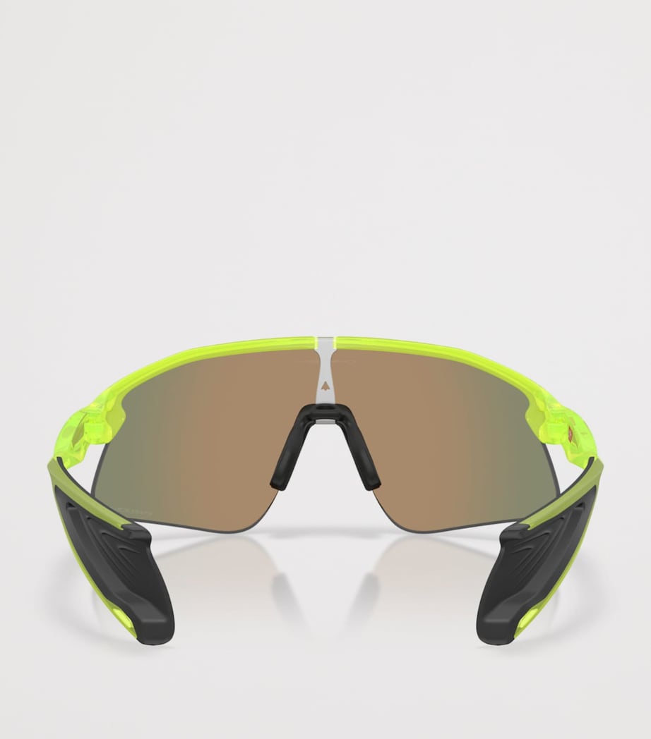 Oakley Stunt Devil Rectangle Sunglasses Green Image 4