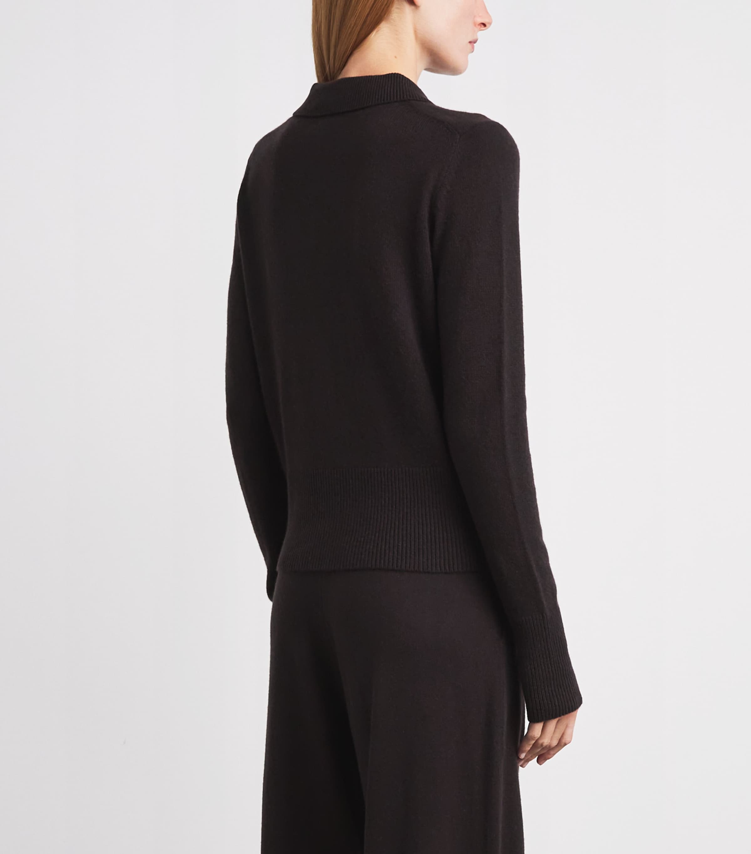 Le Kasha Womens this shirt cardigan from la kasha, organic cashmere Prune Image 5
