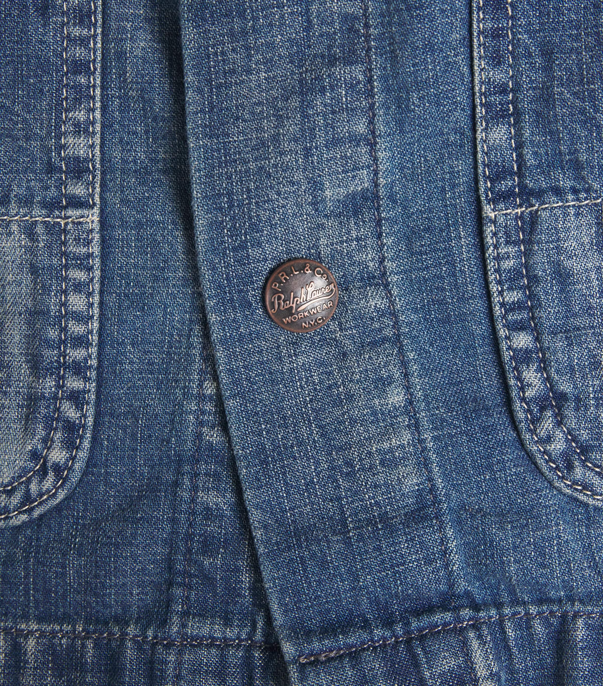 Ralph Lauren Kids Denim Heritage Jacket (6-14 Years) Blue Image 3