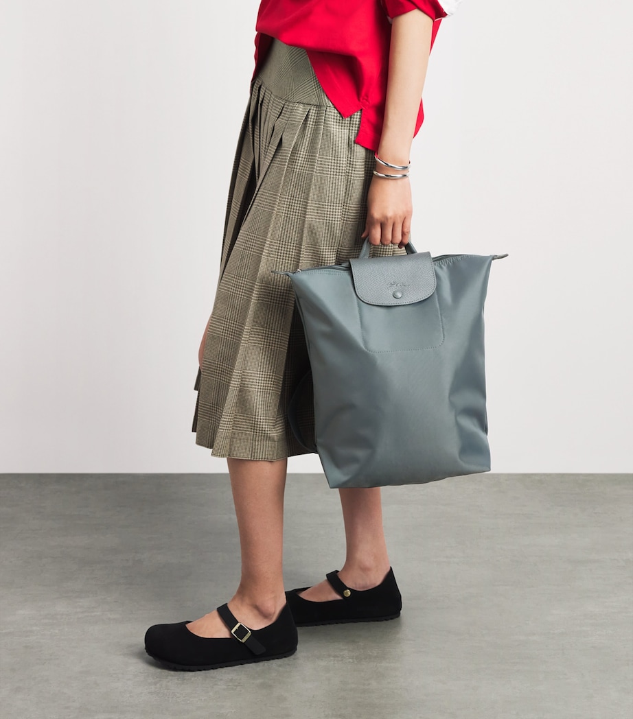 Longchamp Medium Le Pliage One Backpack Anthracite Image 4
