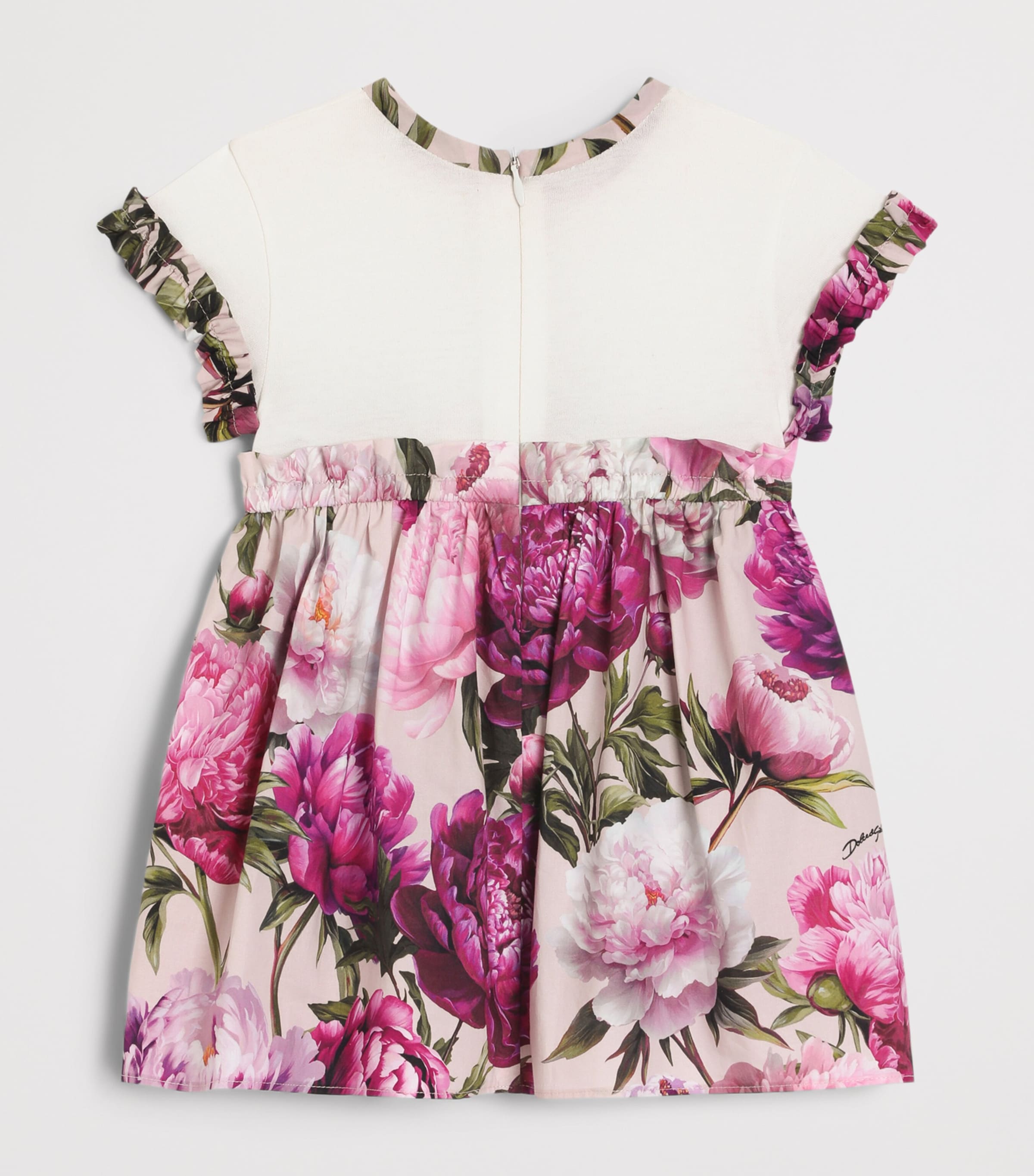 Dolce&Gabbana Kids Floral T-Shirt Dress and Bloomers Set (3-30 Months) Combined Colou Image 2