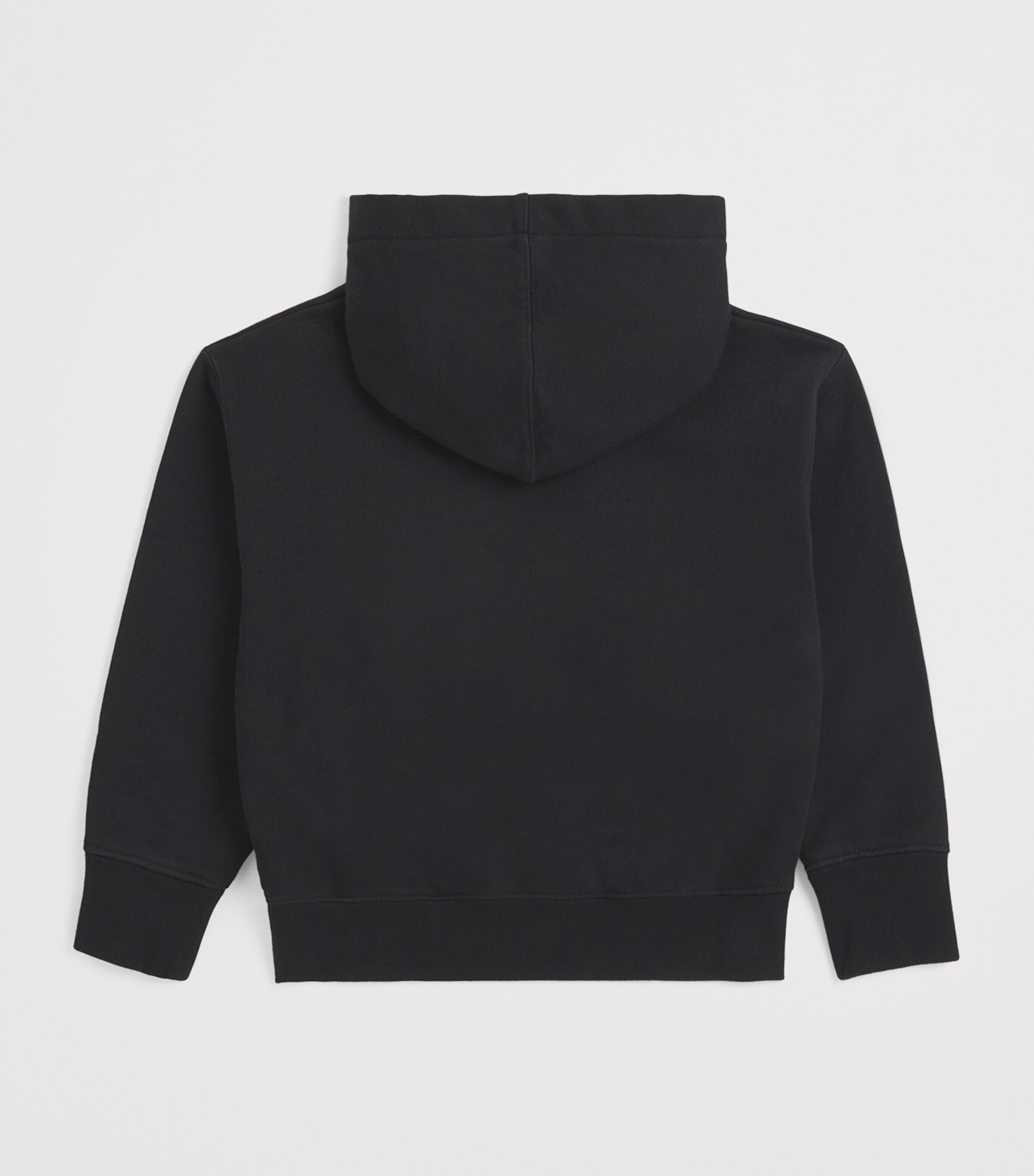 Cotton Spray Bear Hoodie (4-12 Years) 1016BLACK-OCHR YLLW Image 2