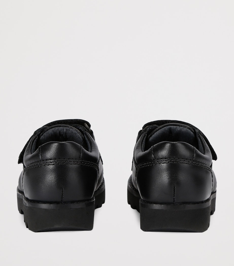 Start-Rite Polished Leather Parker School Shoes Black Image 2