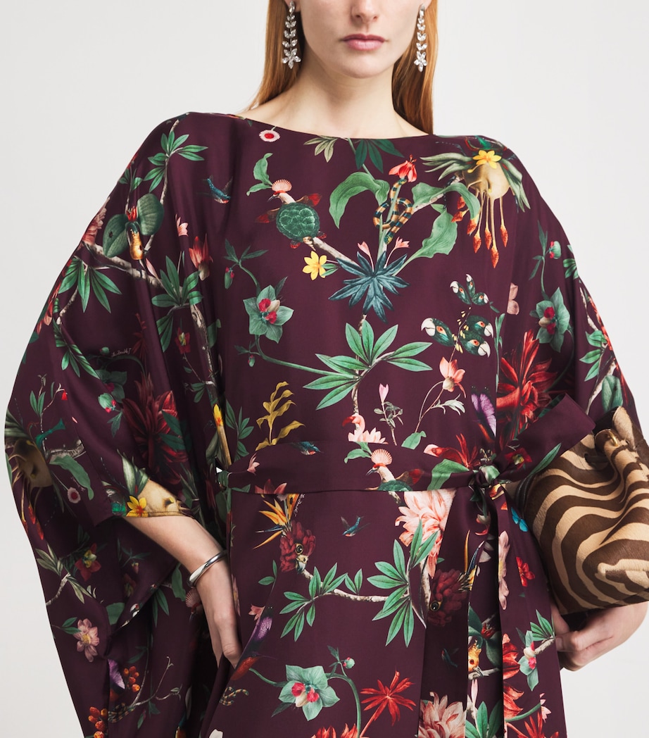 Floral Kaftan Maxi Dress RE02ZOOFLORA Image 4