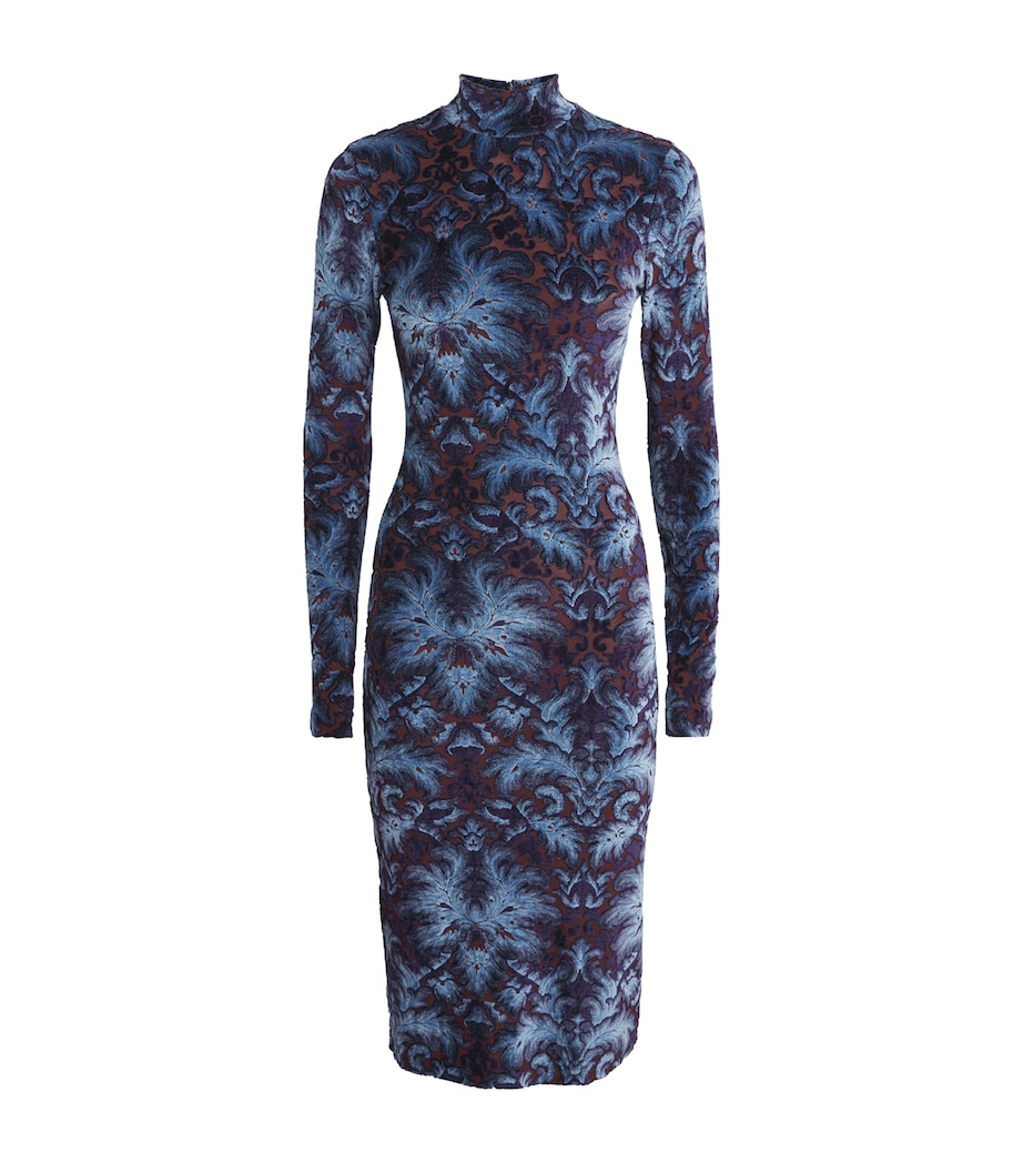 Velvet Baroque Midi Dress S9883 Image 1