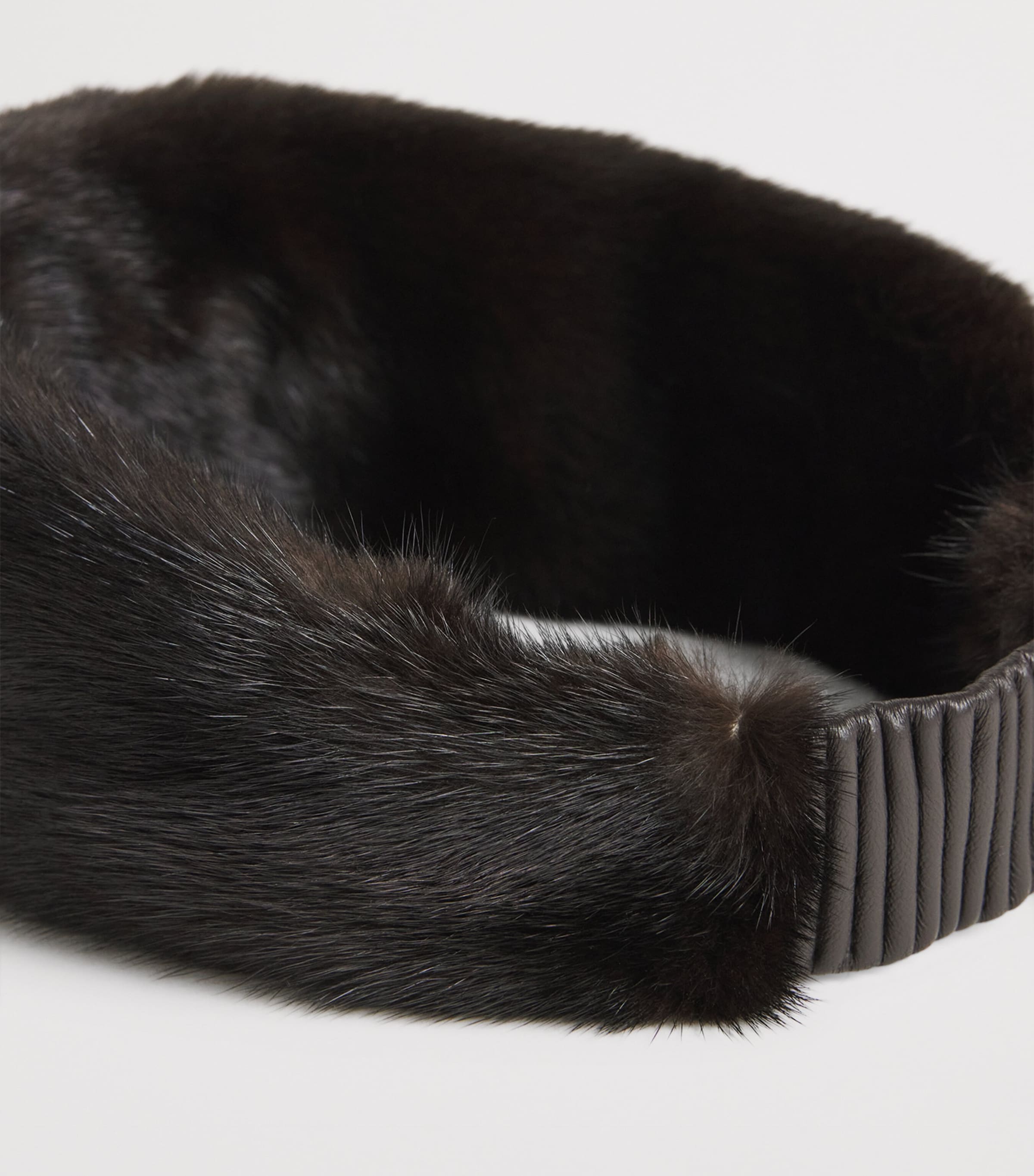 Mink Fur Headband MAHO Image 4