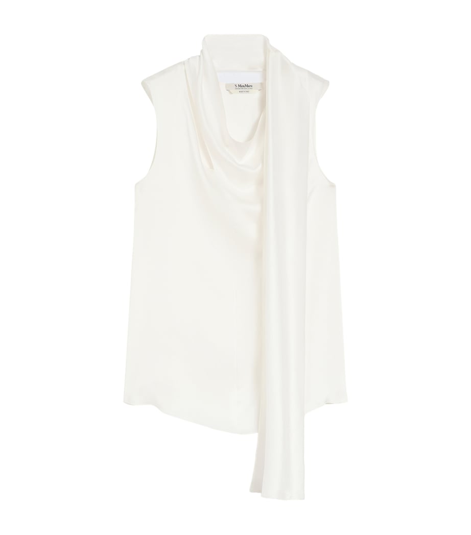 Silk Dry Blouse WHITE Image 1