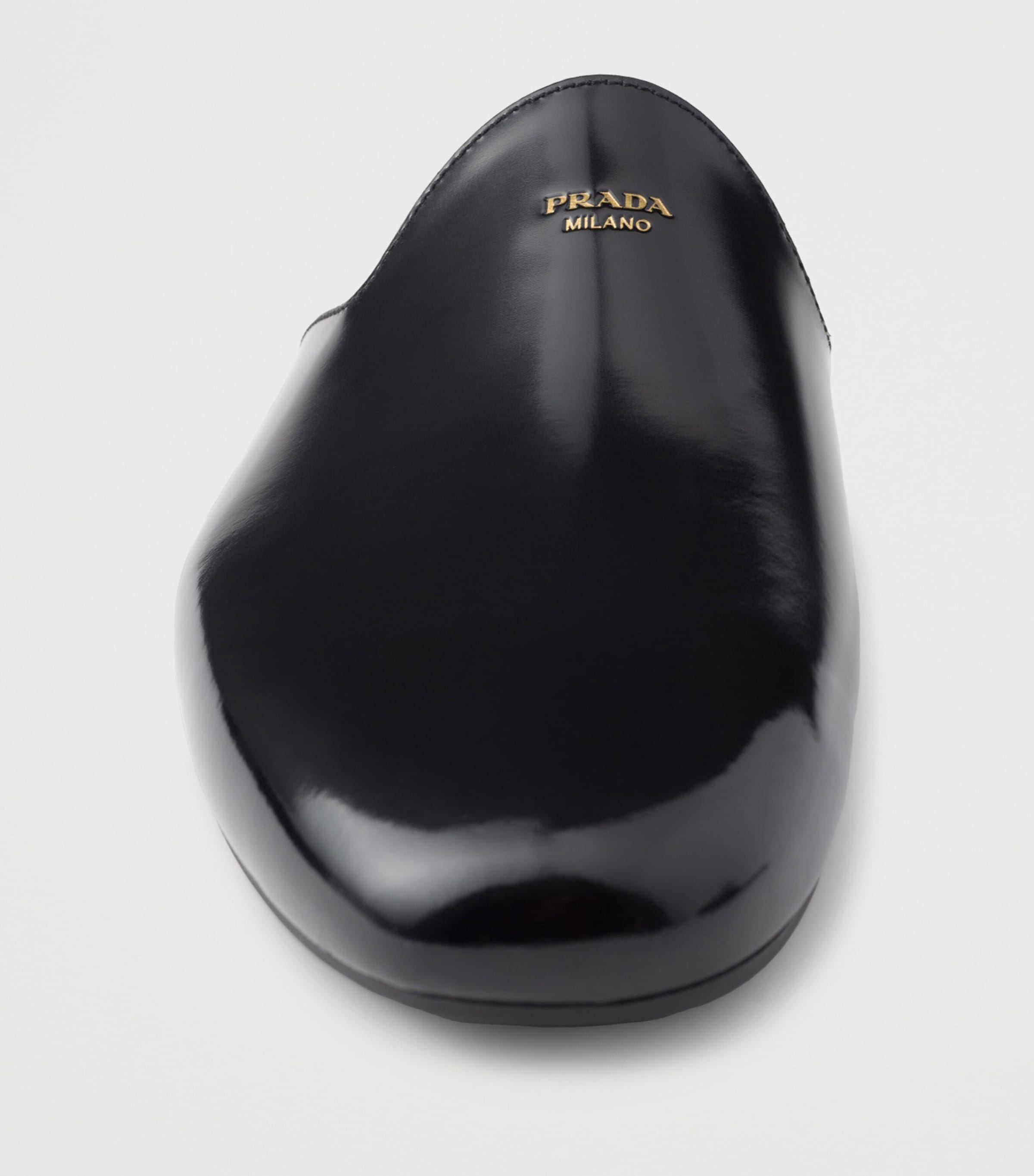 Leather Brushed Logo Slippers F0002 Image 6