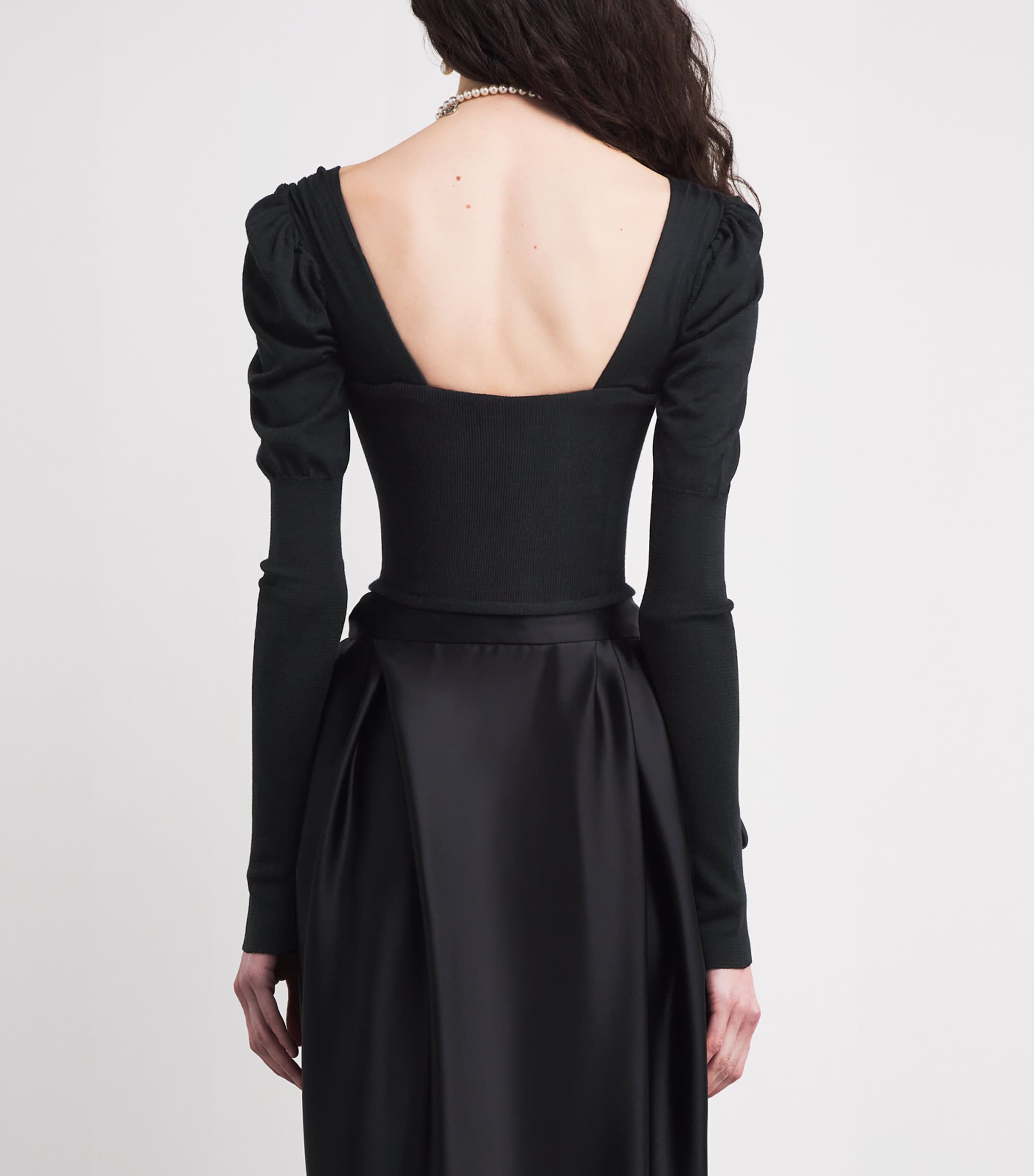 Bea Corset Cardigan BLACK Image 4