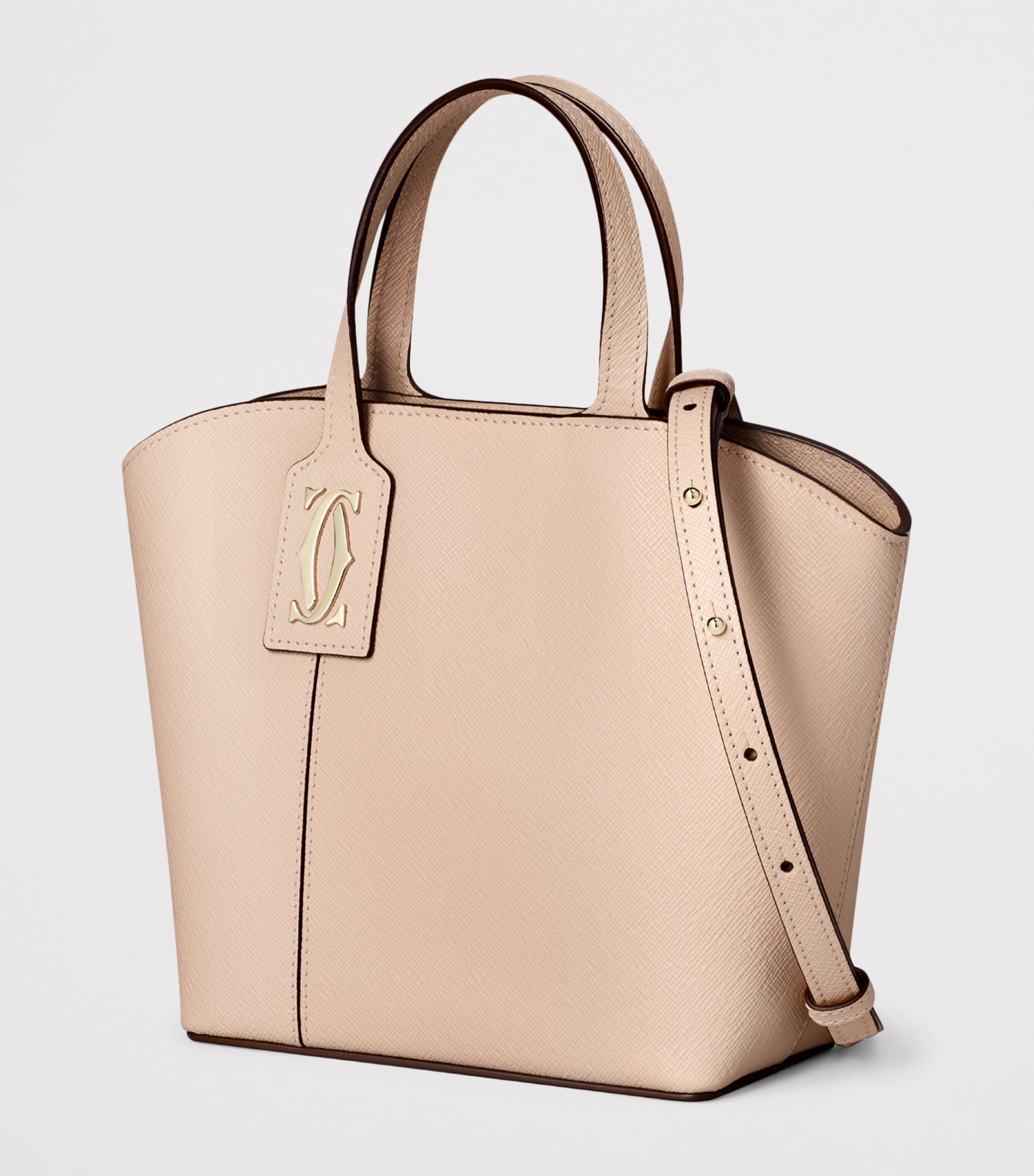 Cartier Mini Leather C de Cartier Tote Bag Peach Image 3