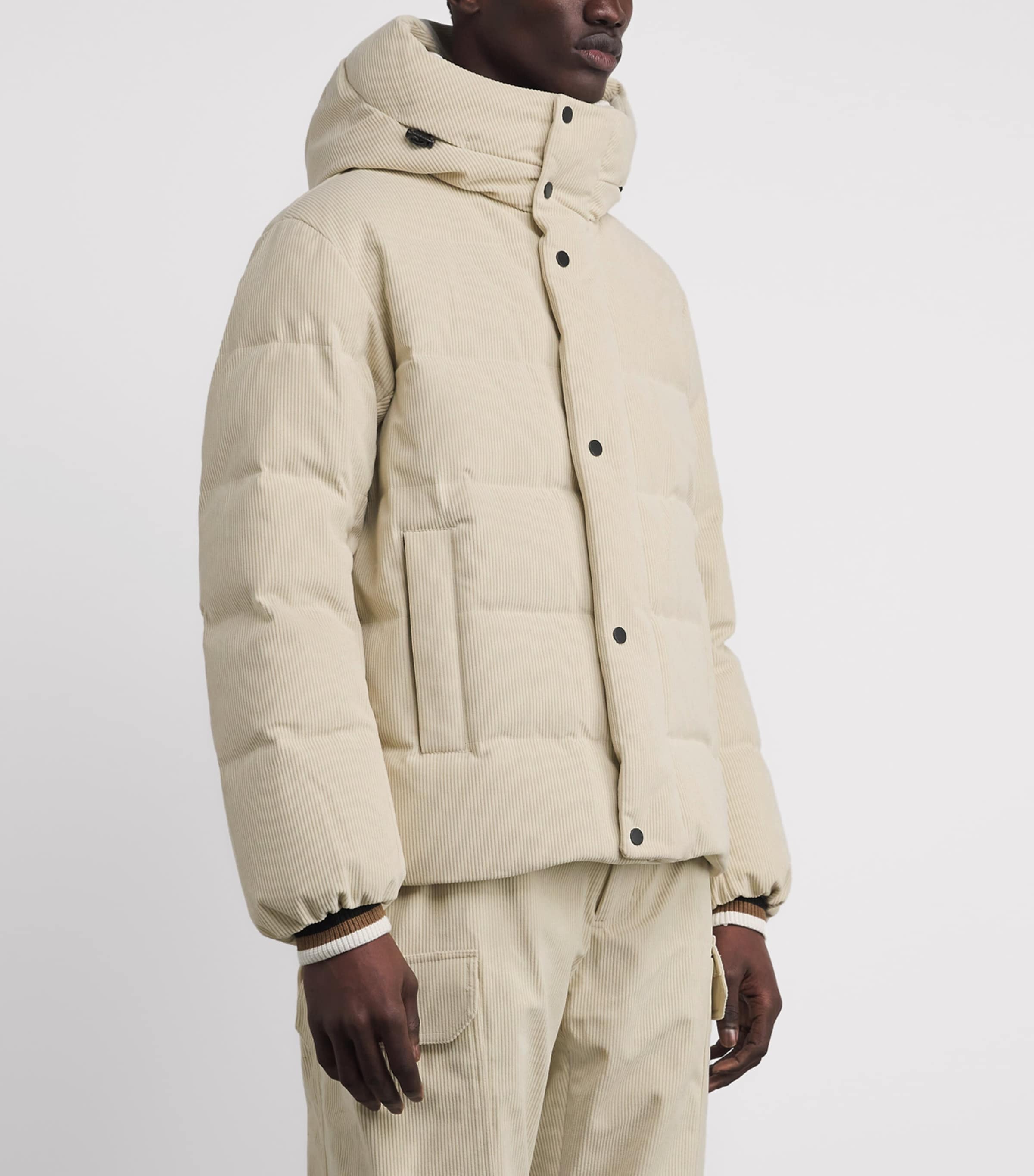 Corduroy Atila Down Jacket 10900 DESERT Image 3