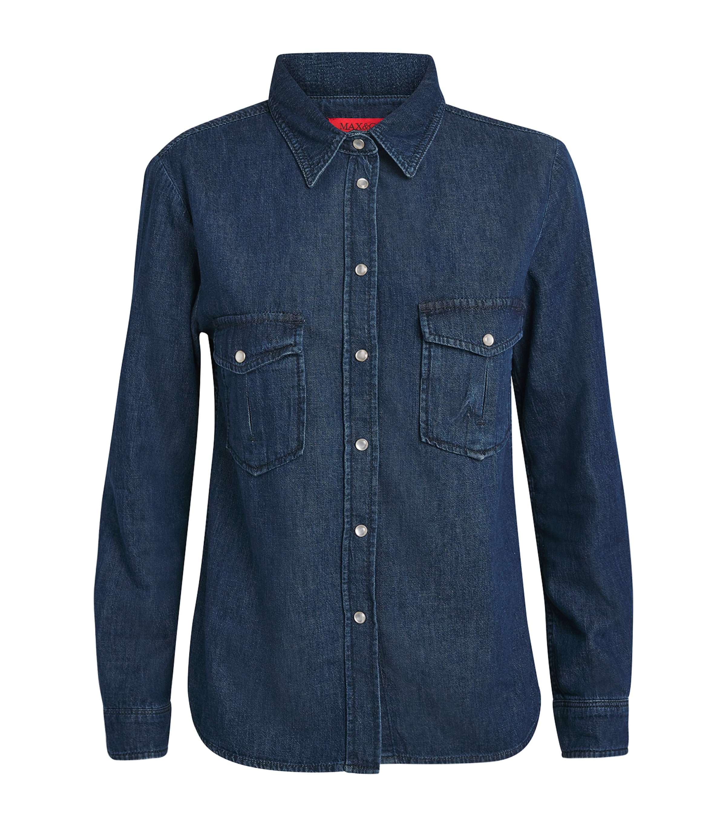 Max & Co Denim Shirt In Blue