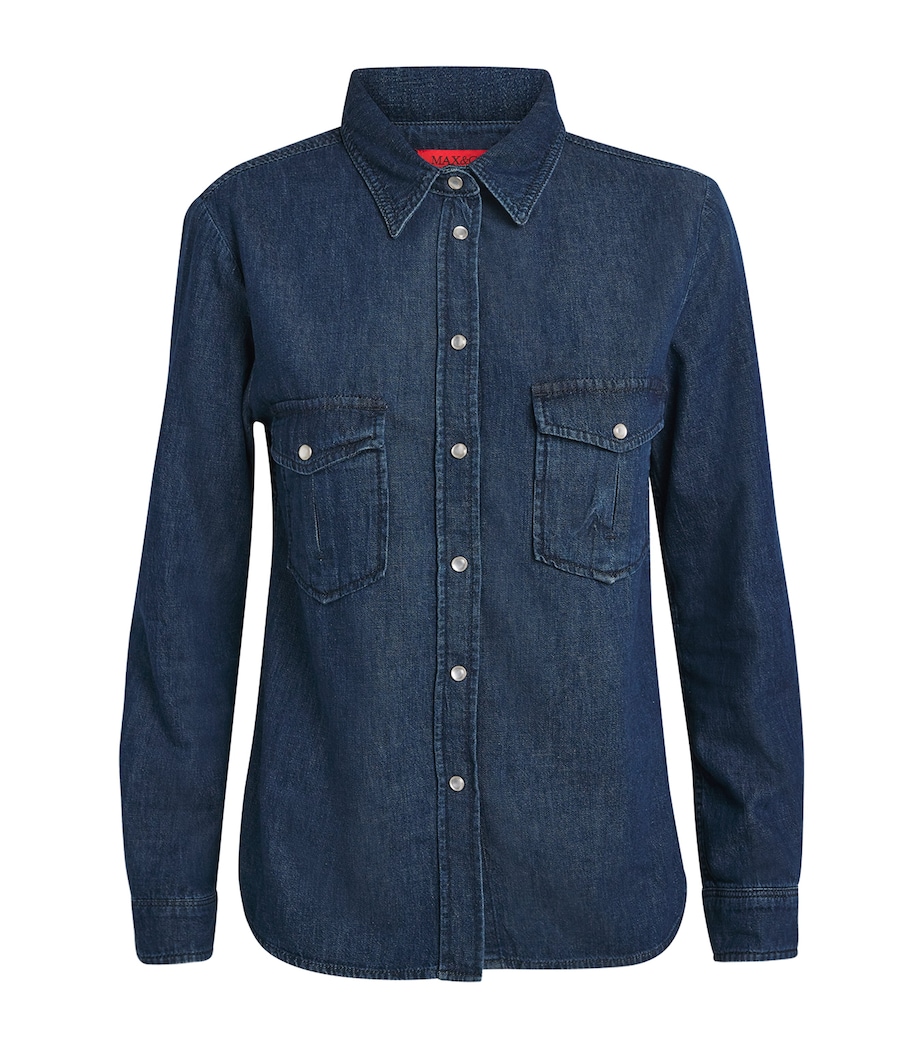 Denim Shirt NAVY Image 1
