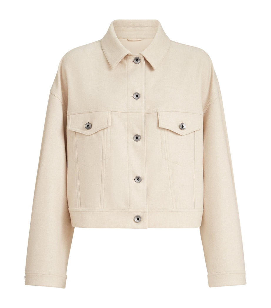 Wool-Blend Denim Jacket C118 Image 1