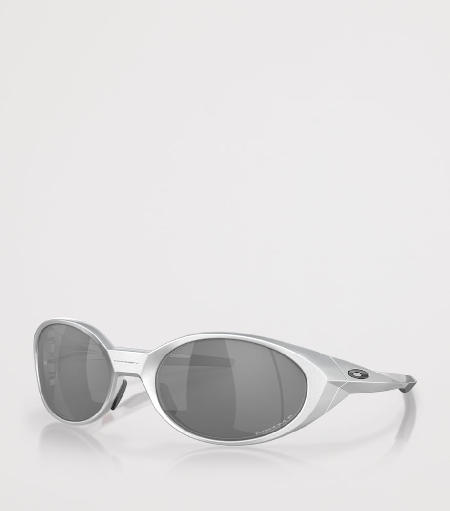 Oakley Eye Jacket Redux Oval Sunglasses Silver Image 2