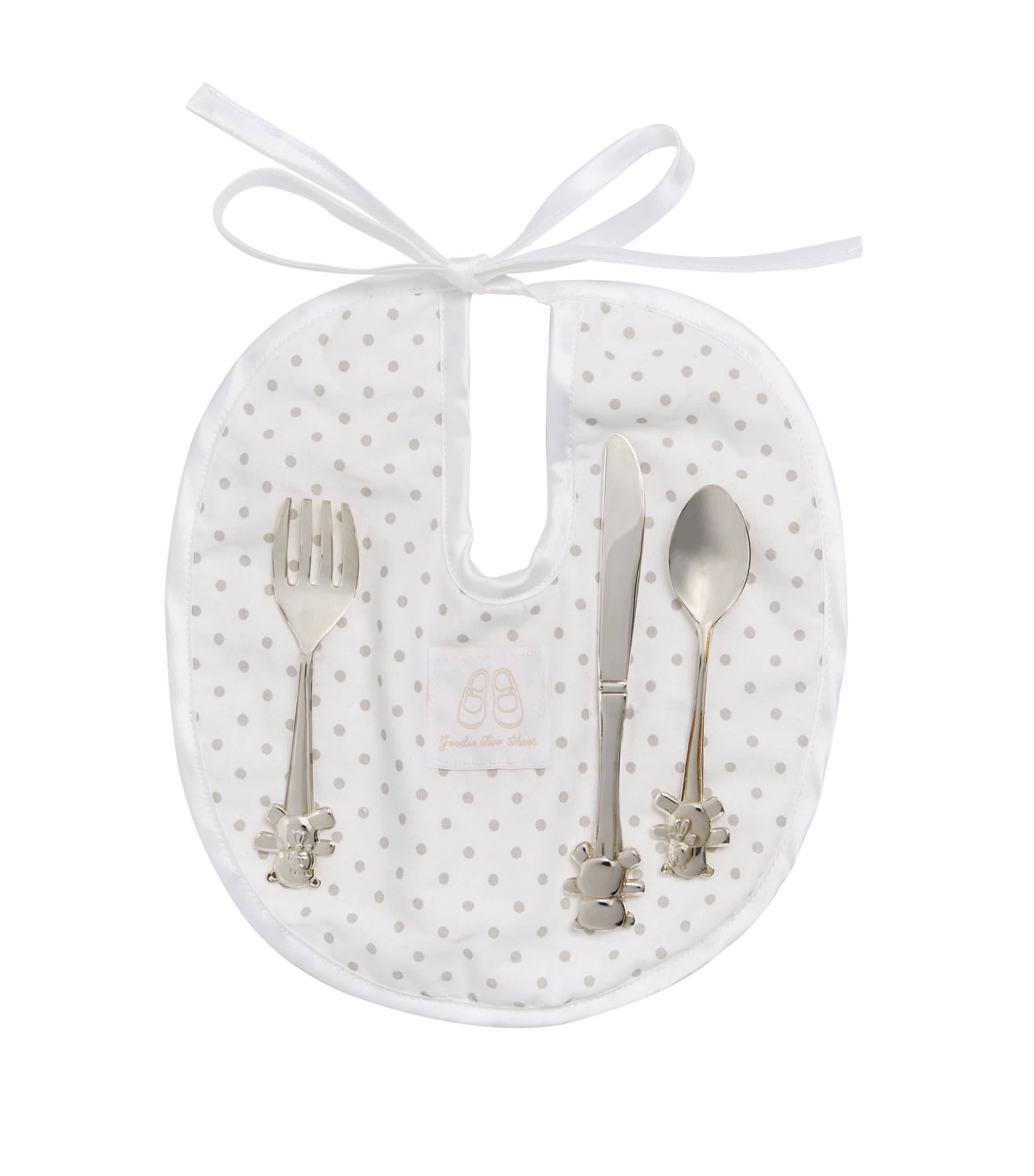 English Trousseau Kids Cutlery and Bib Set Harrods UK