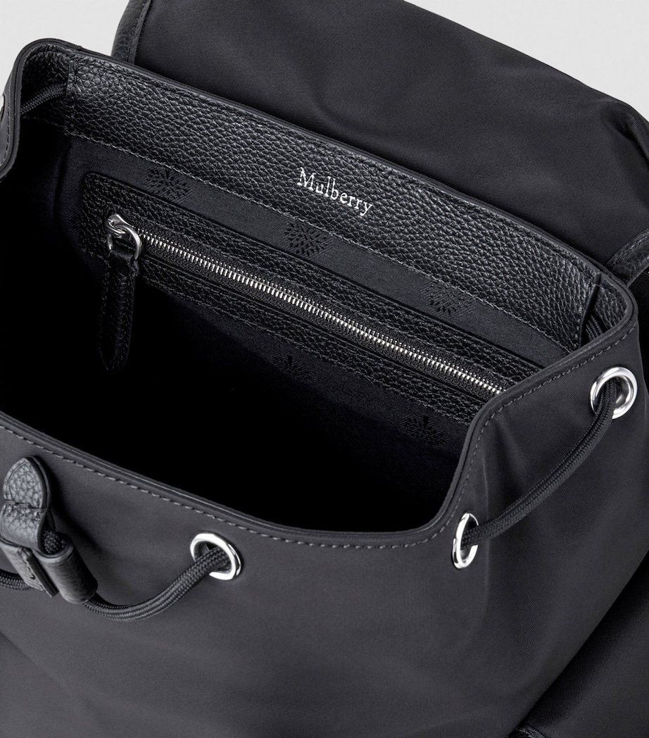 Mini Nylon Heritage Backpack BLACK Image 7