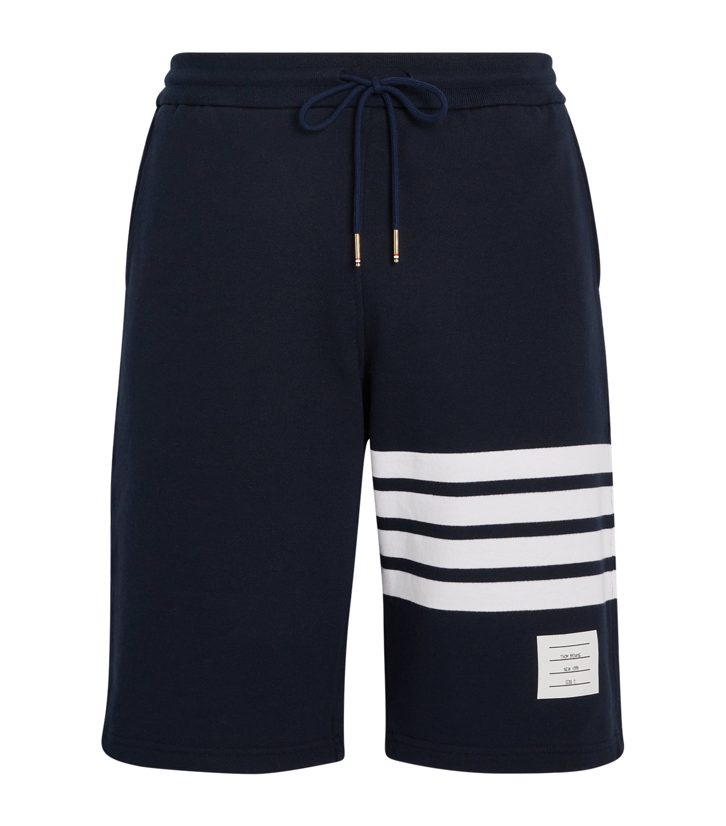 Thom Browne Four-stripe Shorts In Navy