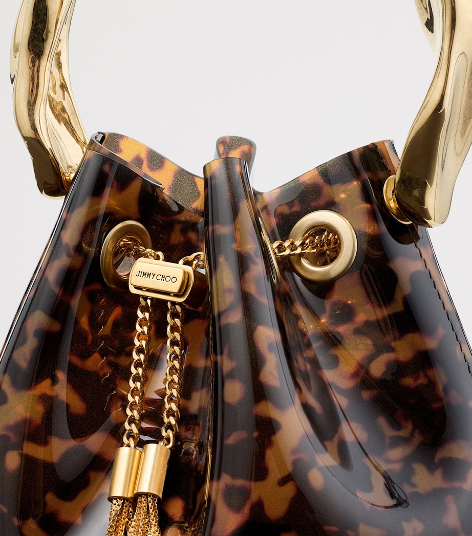 Jimmy Choo Bon Bon Tortoiseshell Top-Handle Bag Tortoiseshell/gold Image 6