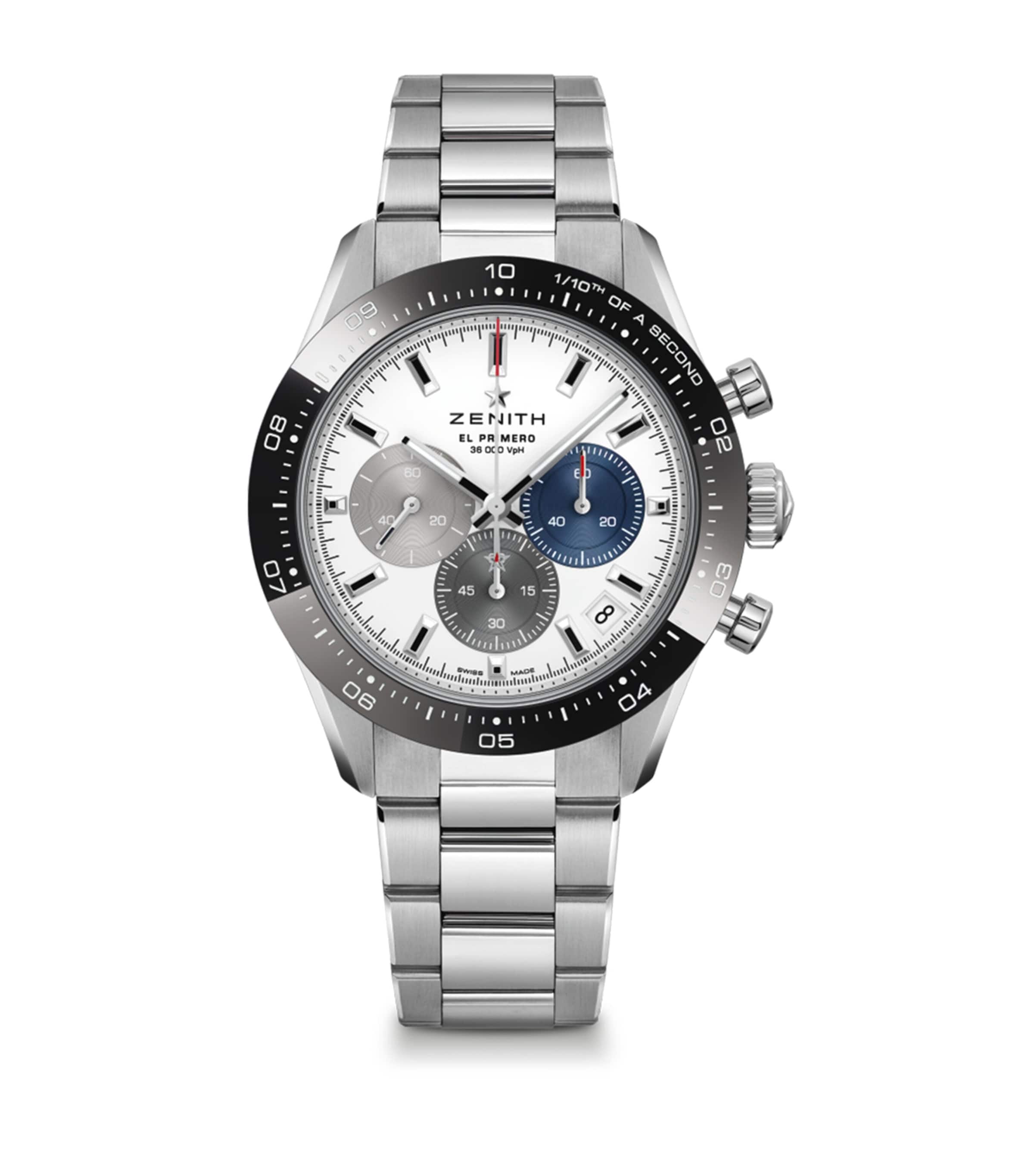 Stainless Steel Chronomaster Sport Watch 41mm WHITE Image 1