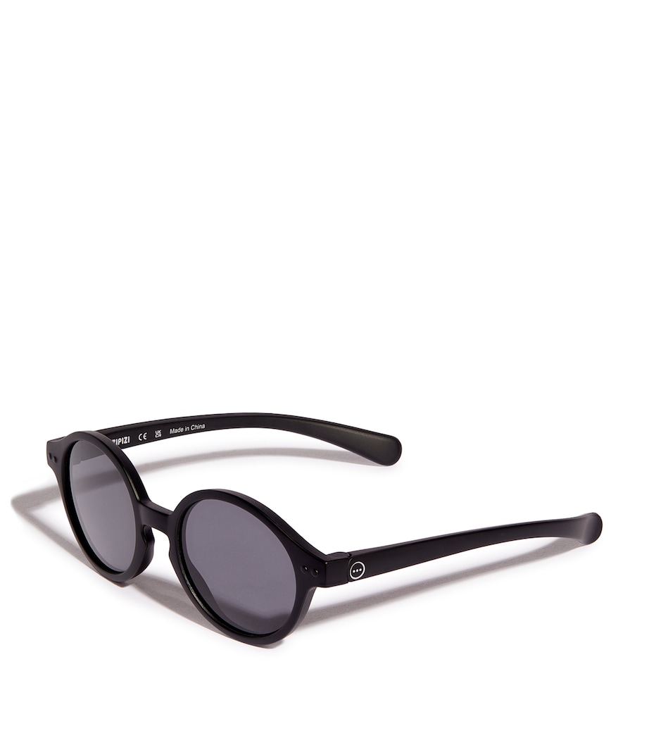 Kids Round Sunglasses BABY BLACK Image 2