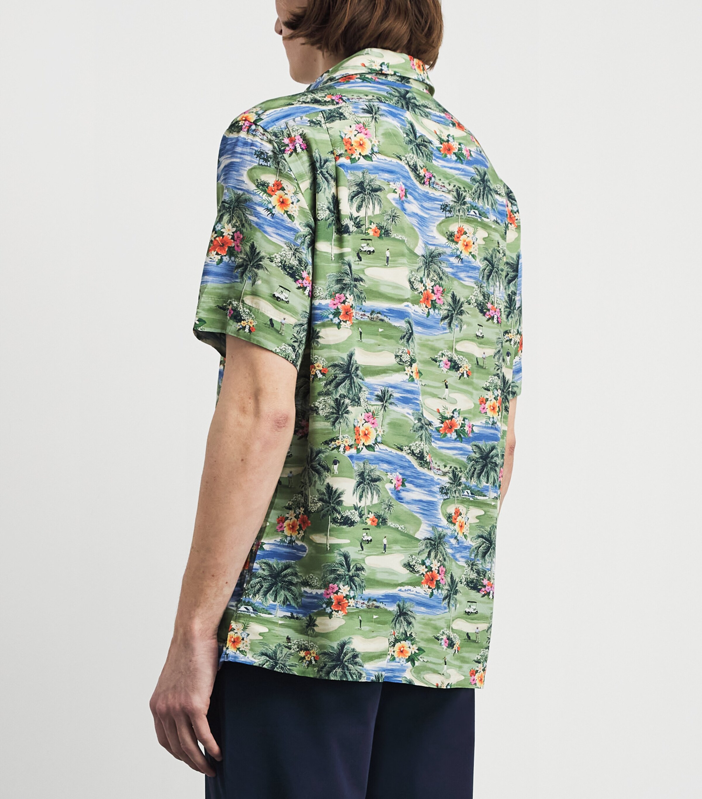 RLX Ralph Lauren Mens Golf Print Shirt A Day On The Course Image 5