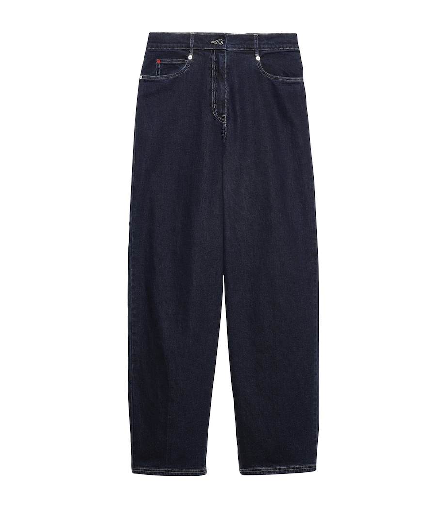 MAX&Co. Womens Straight Jeans Navy Image 1