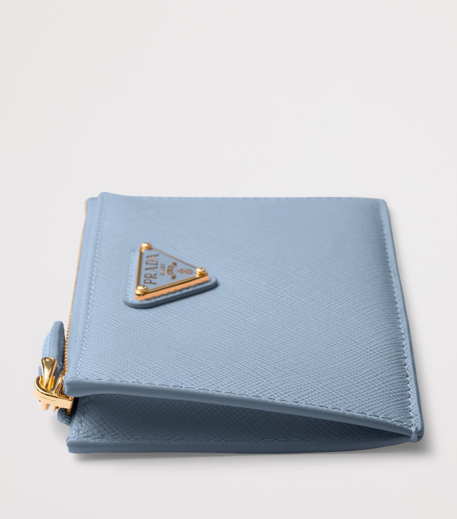 Small Saffiano Leather Wallet F0076 Image 4