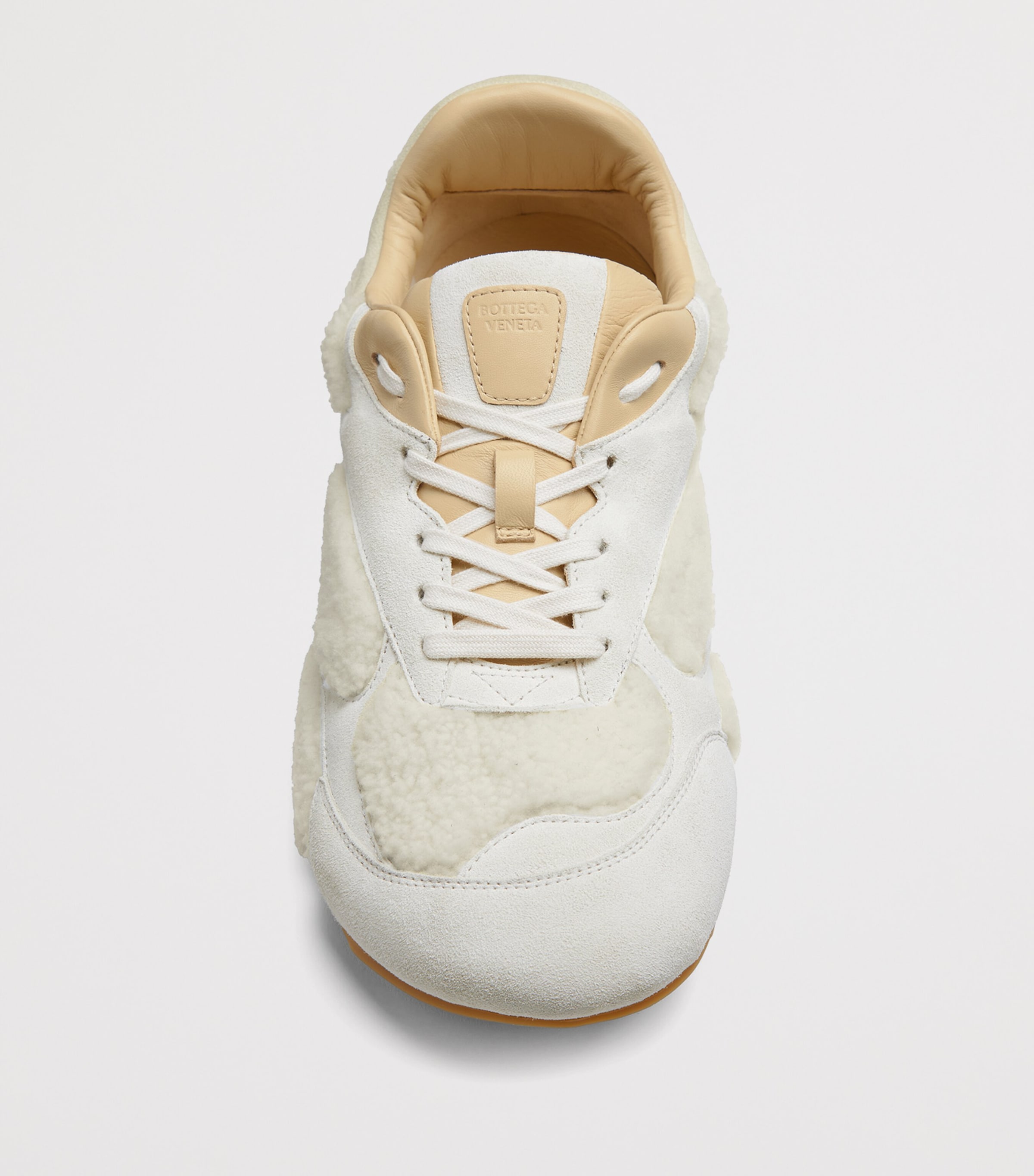 Shearling-Suede Orbit Flash Sneakers 9732 Image 4