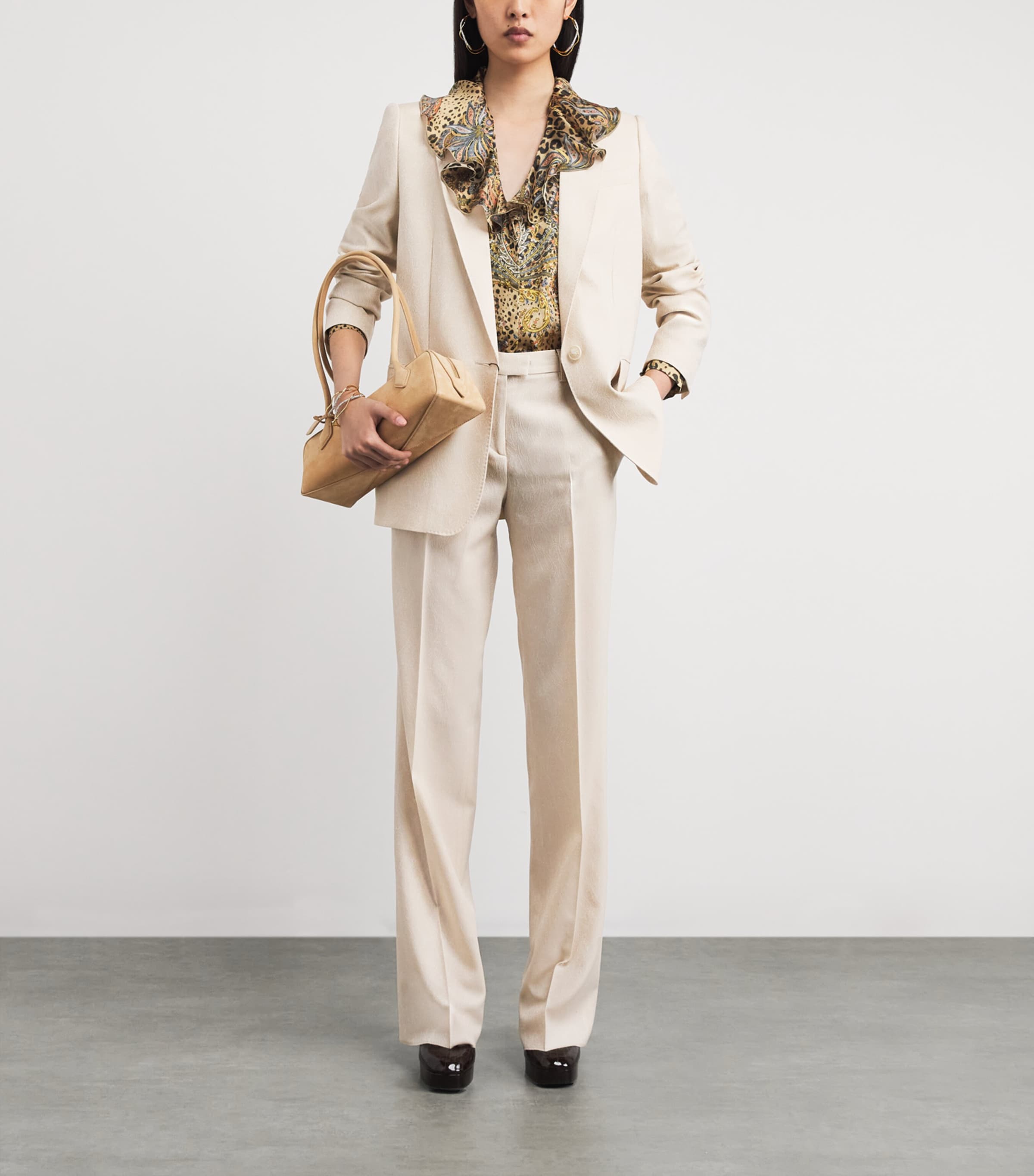 Wool Single-Breasted Blazer M3606 Image 2