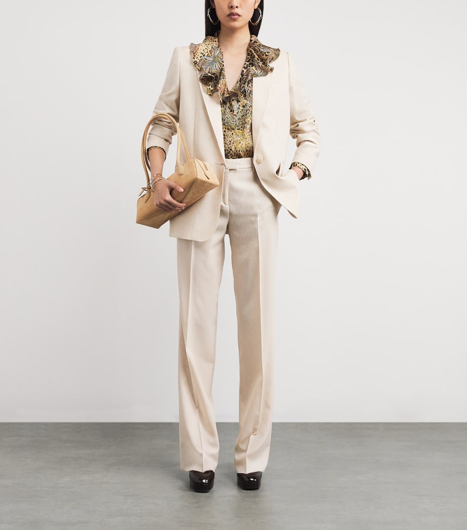 Wool Single-Breasted Blazer M3606 Image 2