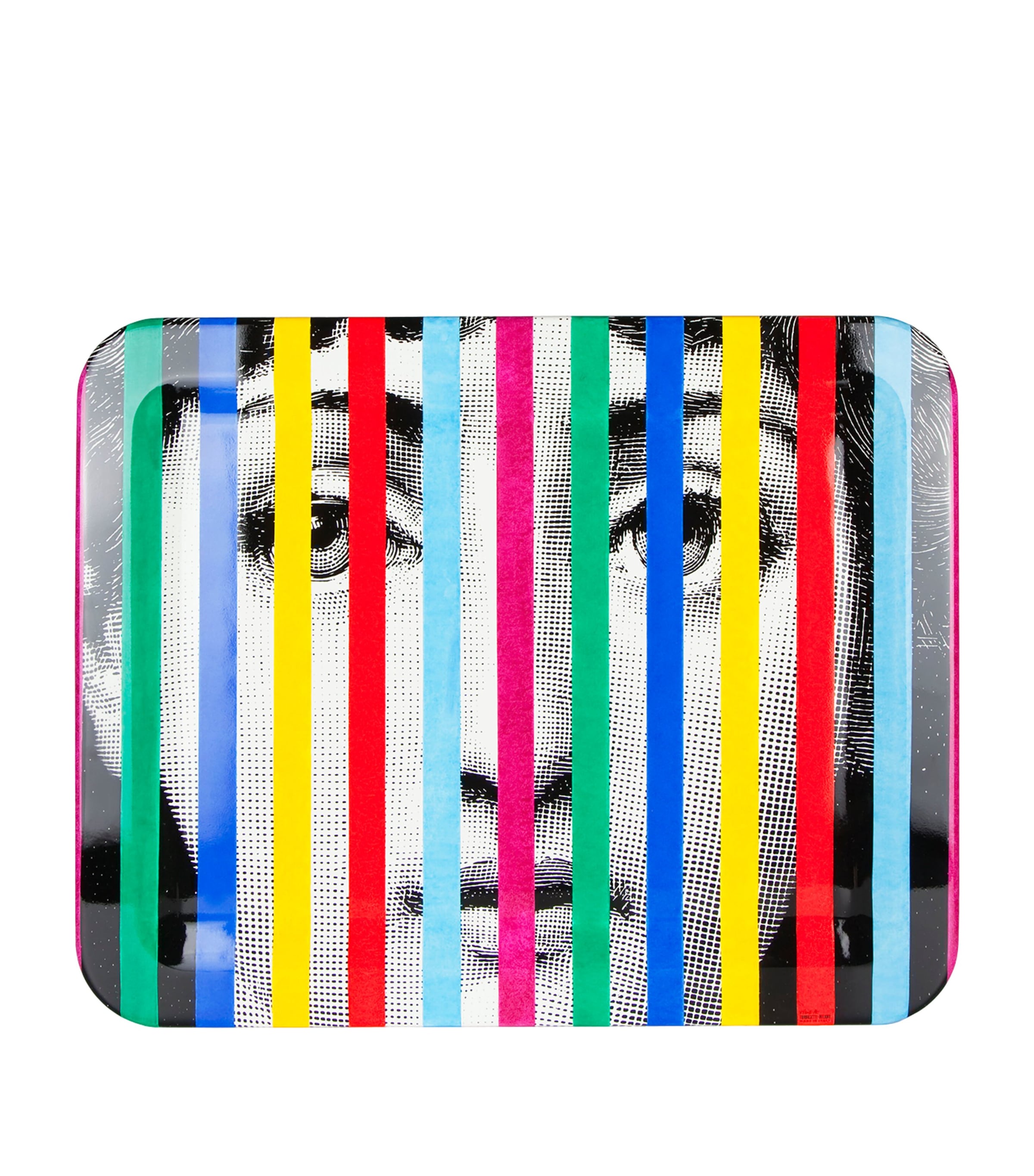 Fornasetti Striped Face Tray