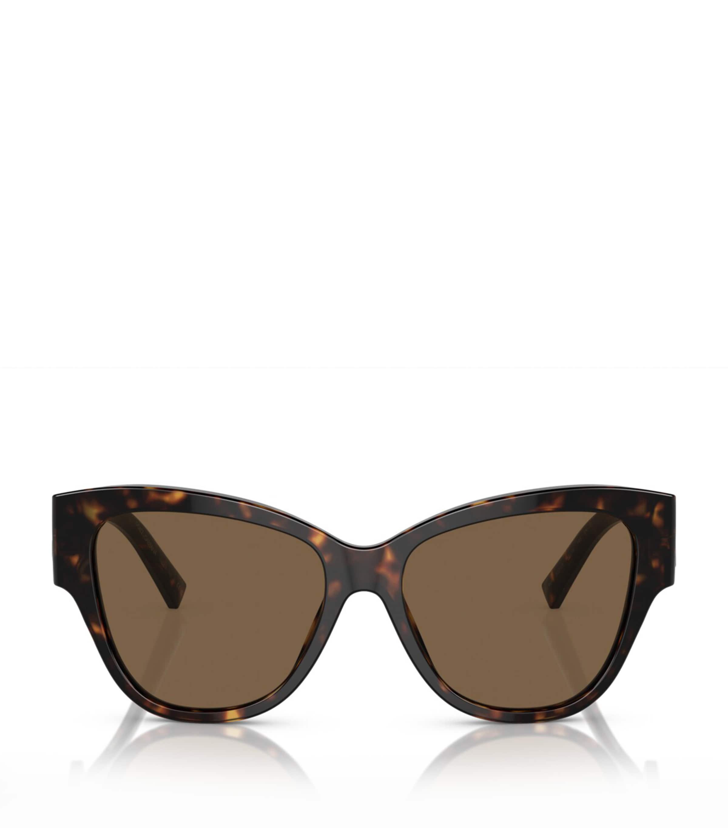 Dolce & Gabbana Womens Brown Dg4449 Butterfly-frame Acetate Sunglasses In Brown