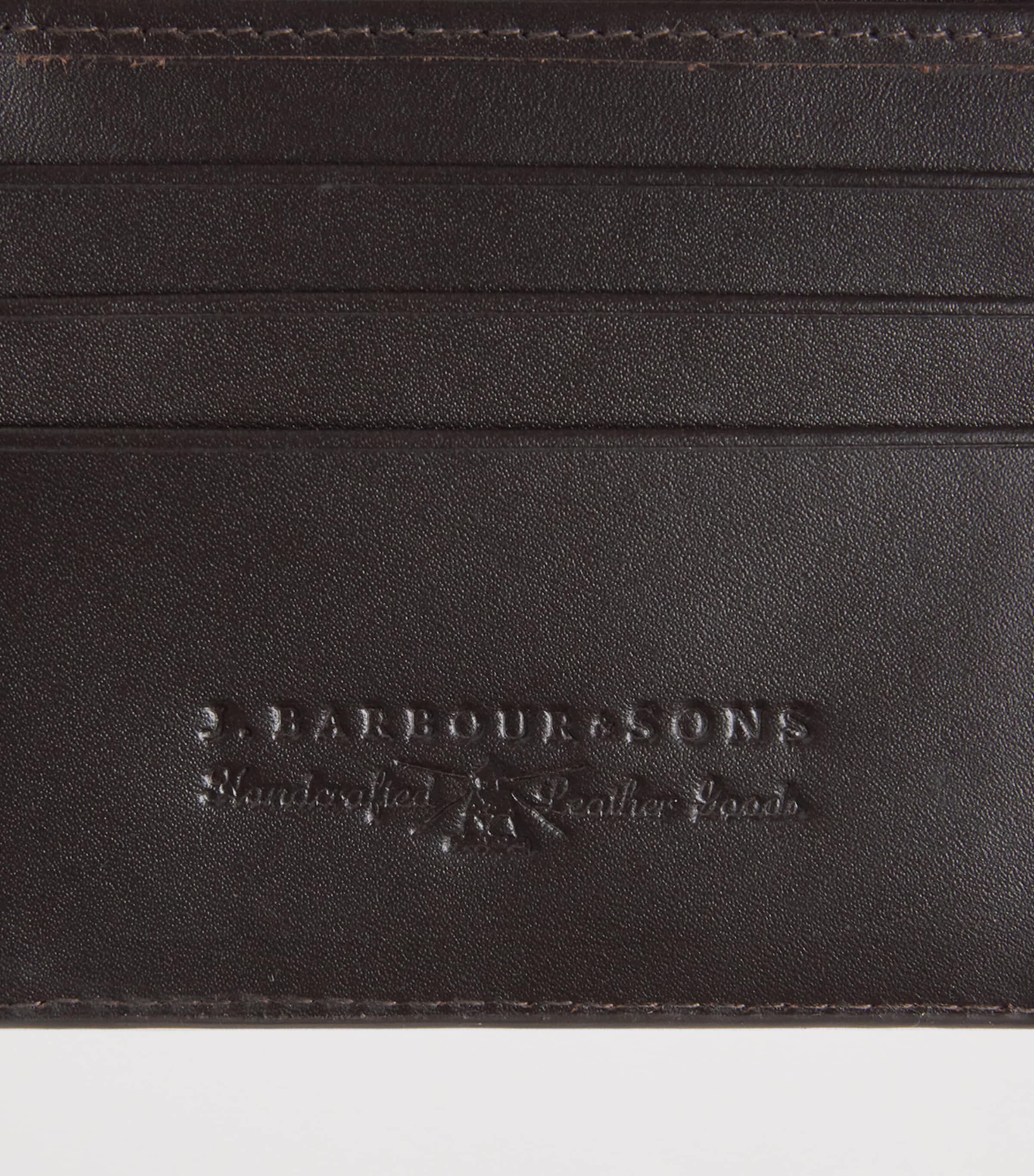 Barbour Leather Woven Farne Wallet Image 4