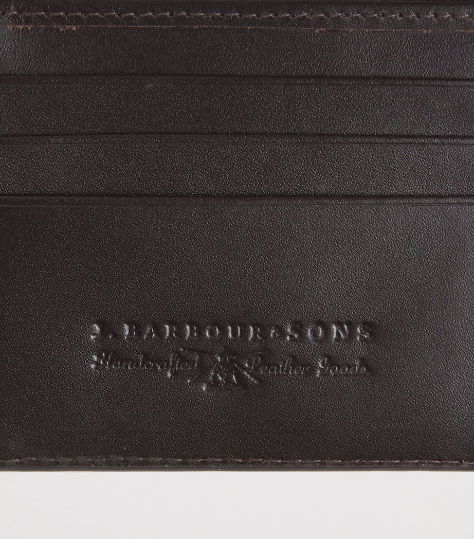 Barbour Leather Woven Farne Wallet Image 4