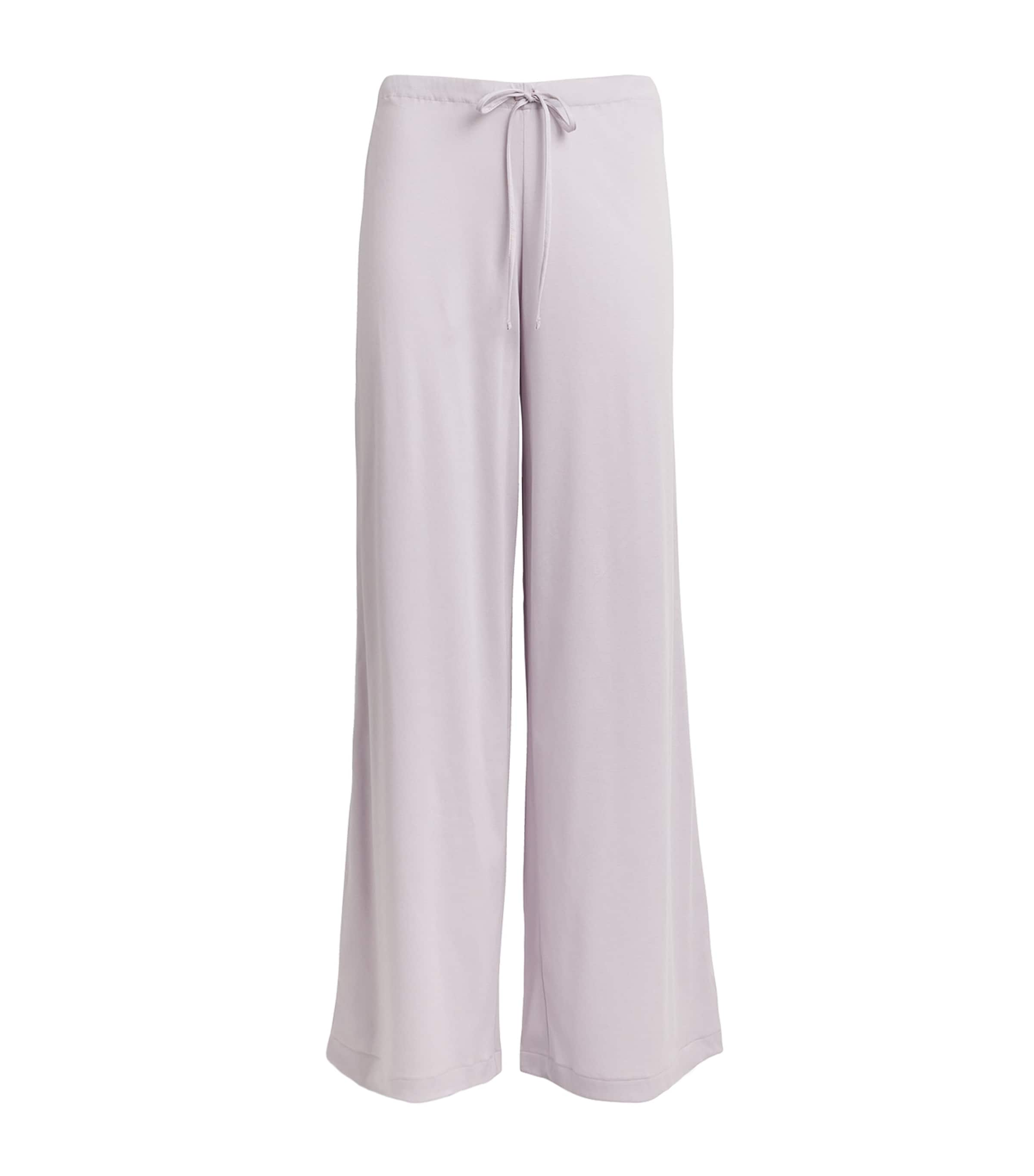 Shop Zimmerli Sea Island Pyjama Trousers In Purple