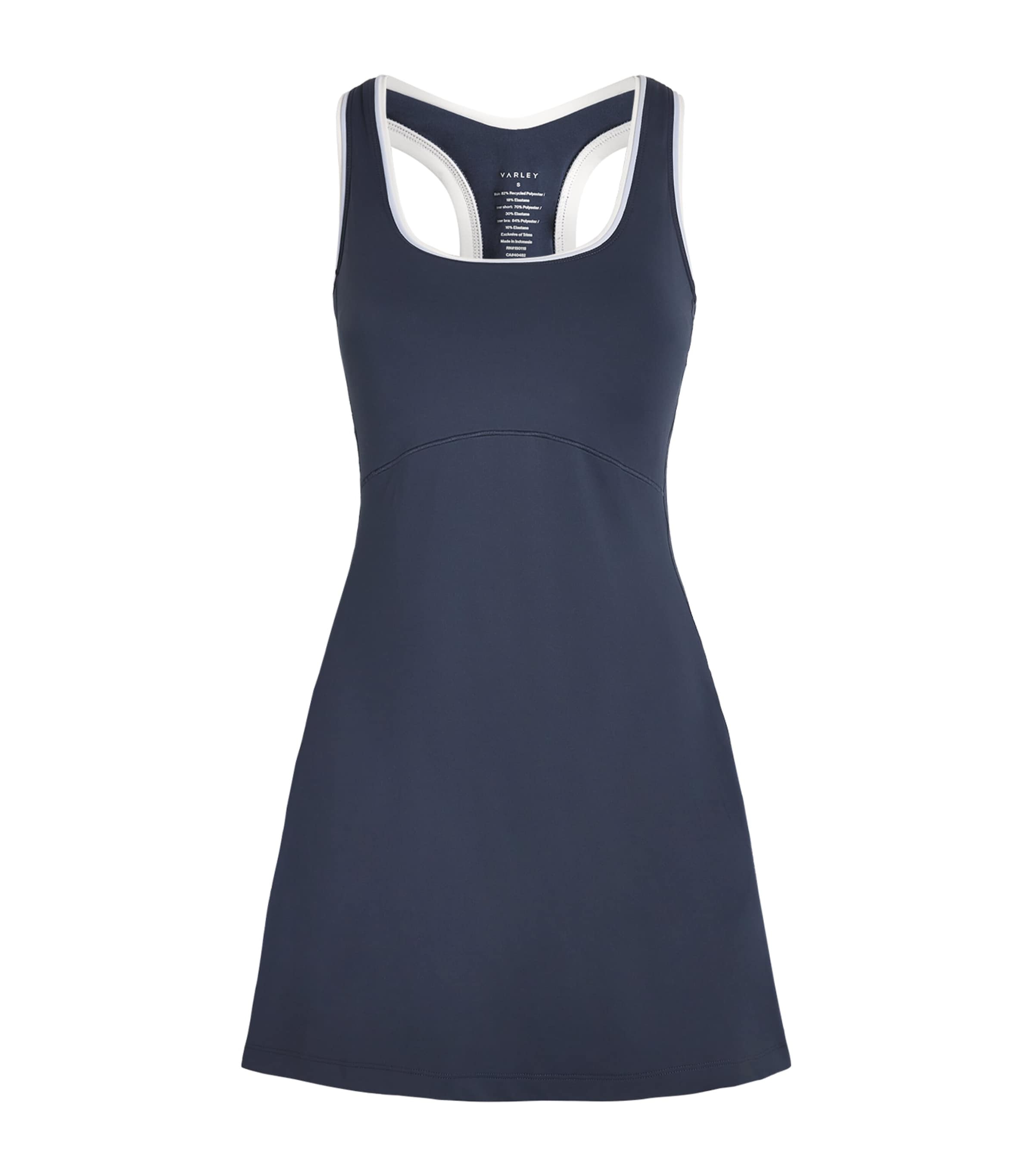 Varley Womens Ruan Court Mini Dress Blue Nights Image 1