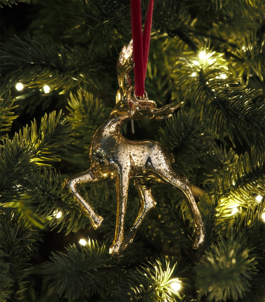 Harrods Glass Deer Ornament Image 3