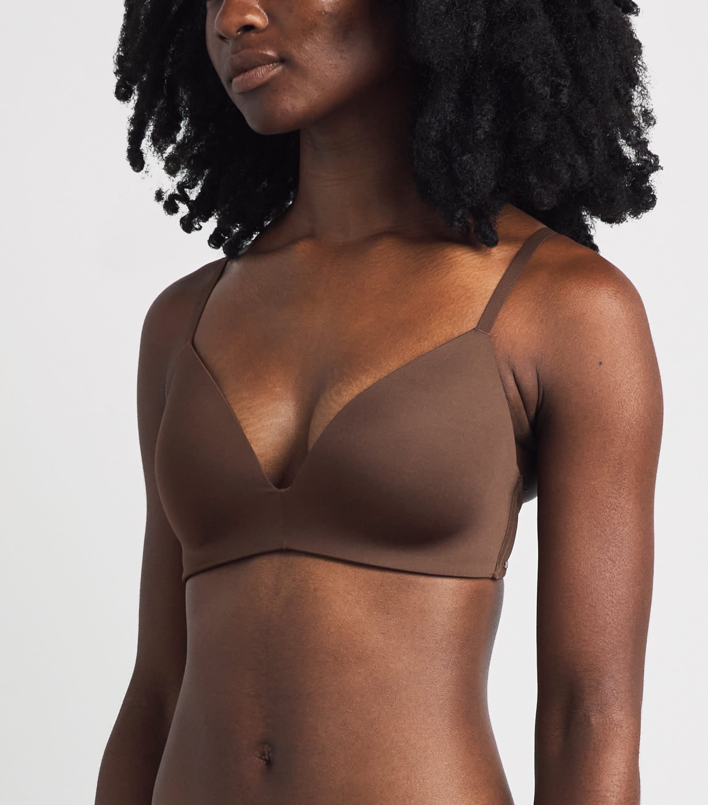 Skims Womens Wireless Form T-Shirt Bra Cocoa Image 2
