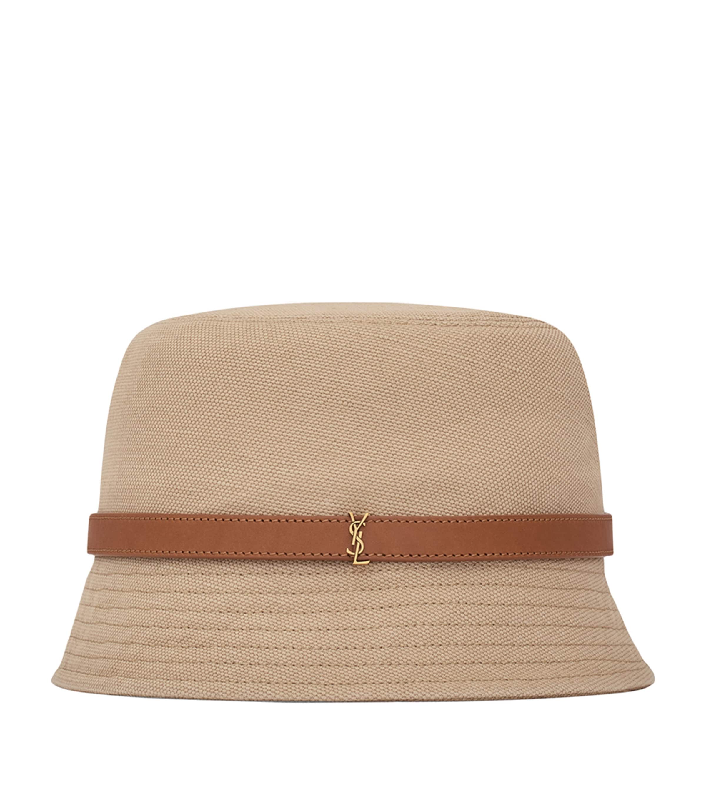 Saint Laurent Nude Cassandre Bucket Hat Harrods QA