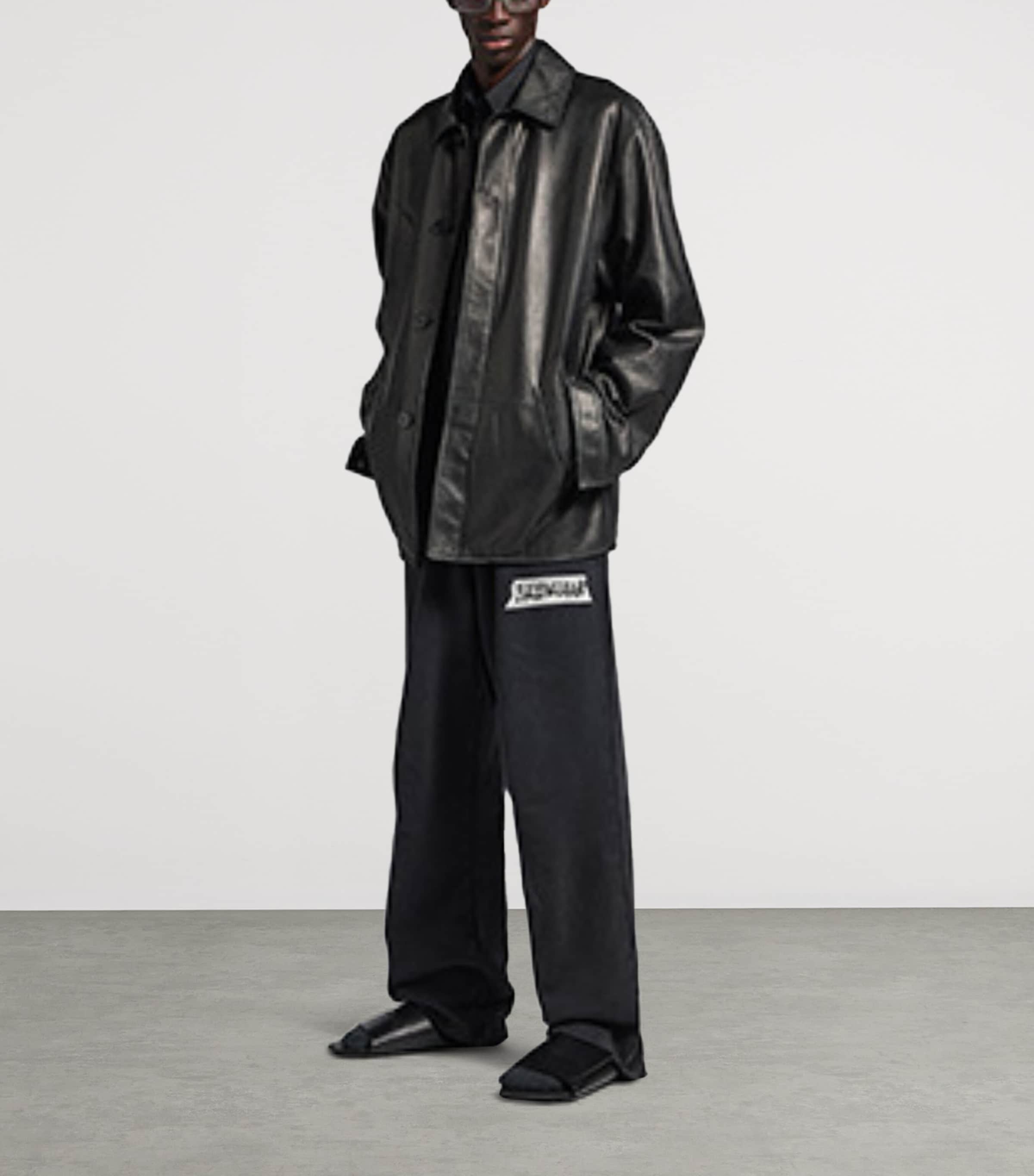 Oversized Leather Jacket 1000 Image 2