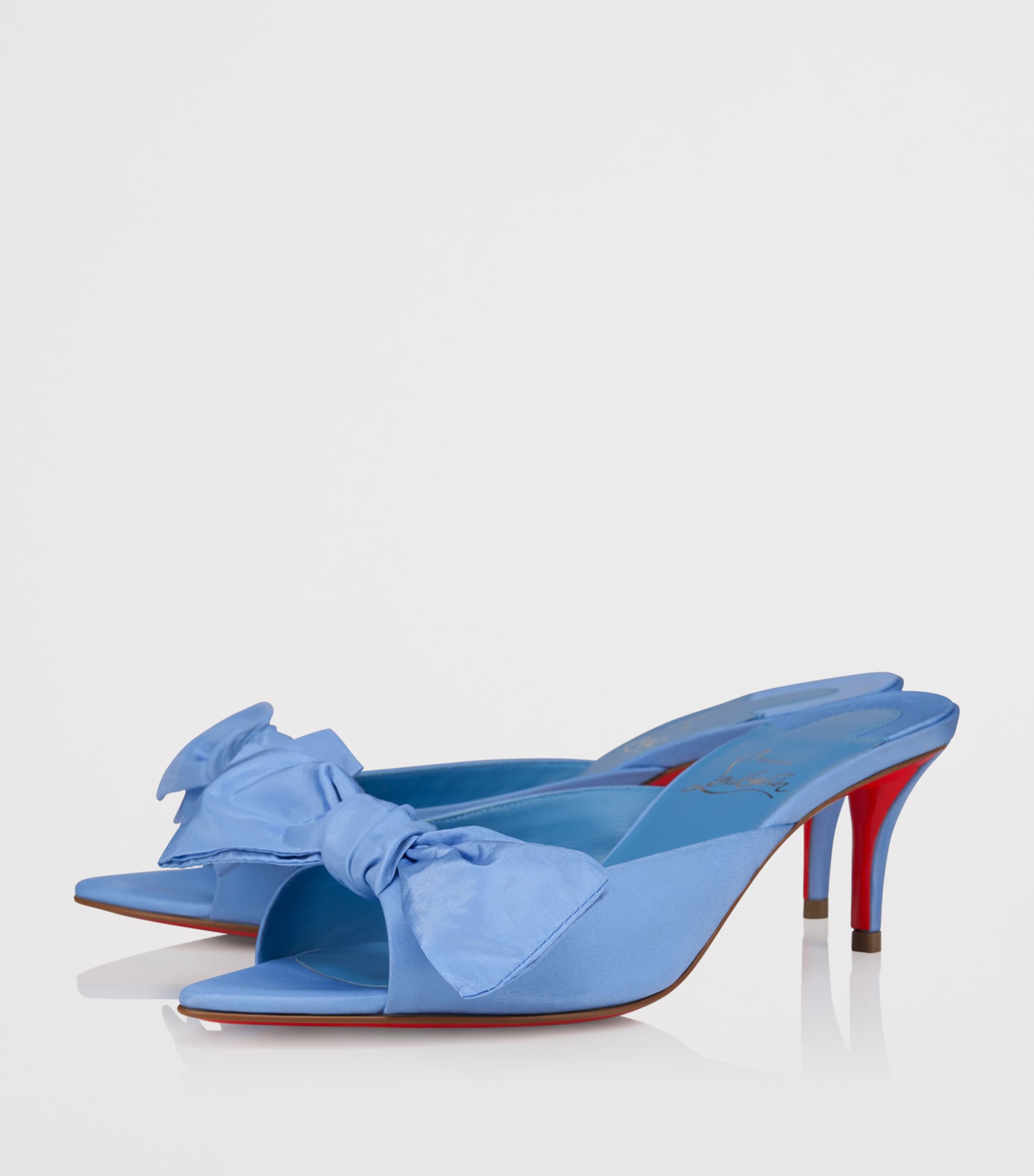 Christian Louboutin Mulazee Silk Mules 60 Image 3