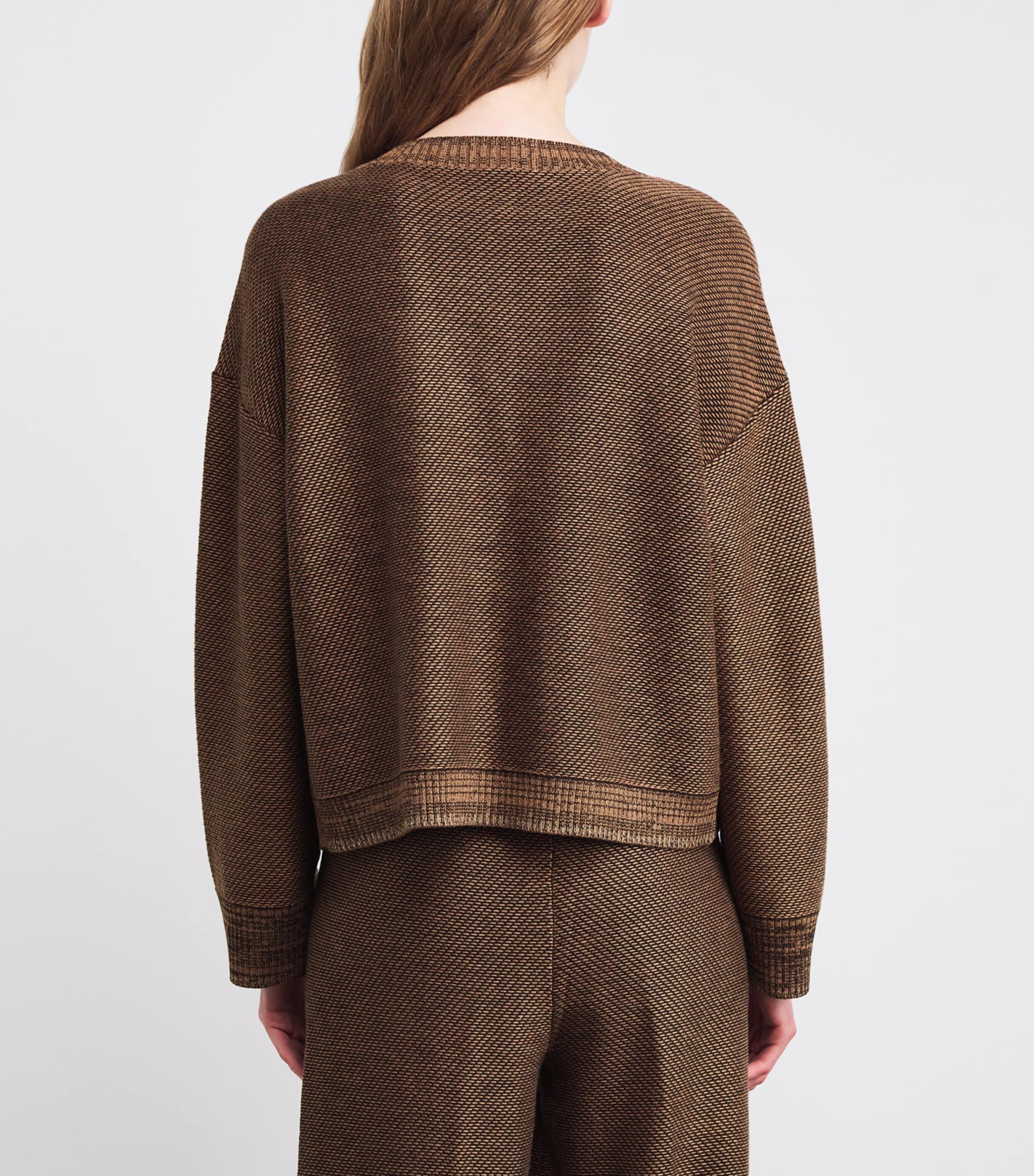 Haddasah Henley Sweater CAMEL MULTI/GLD CMMG Image 4