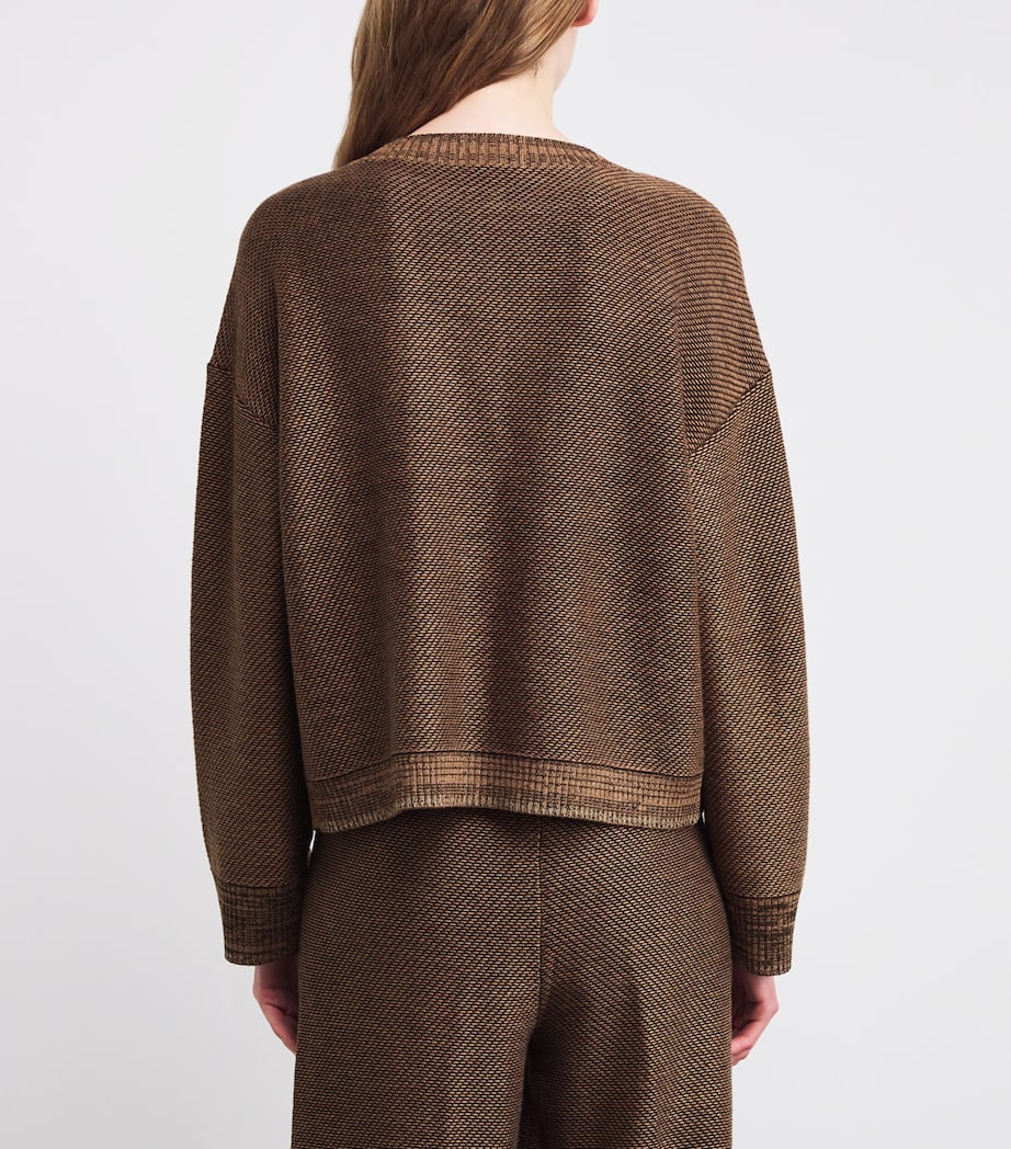 Haddasah Henley Sweater CAMEL MULTI/GLD CMMG Image 4