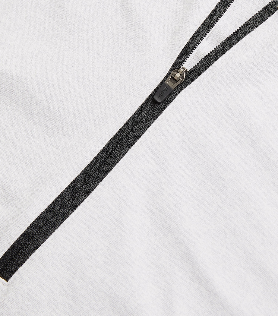 Ponto Performance Half-Zip Hoodie HEATHER GREY-HTG Image 5