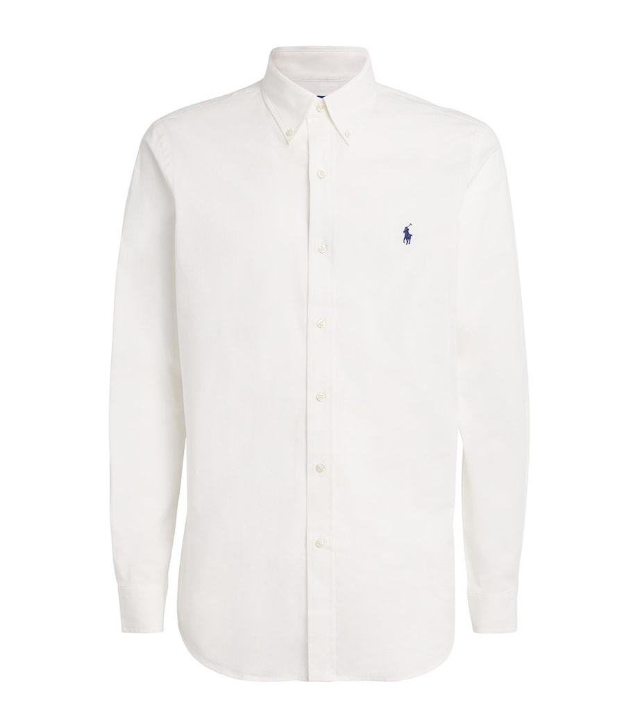 Poplin Custom Fit Shirt WHITE Image 1