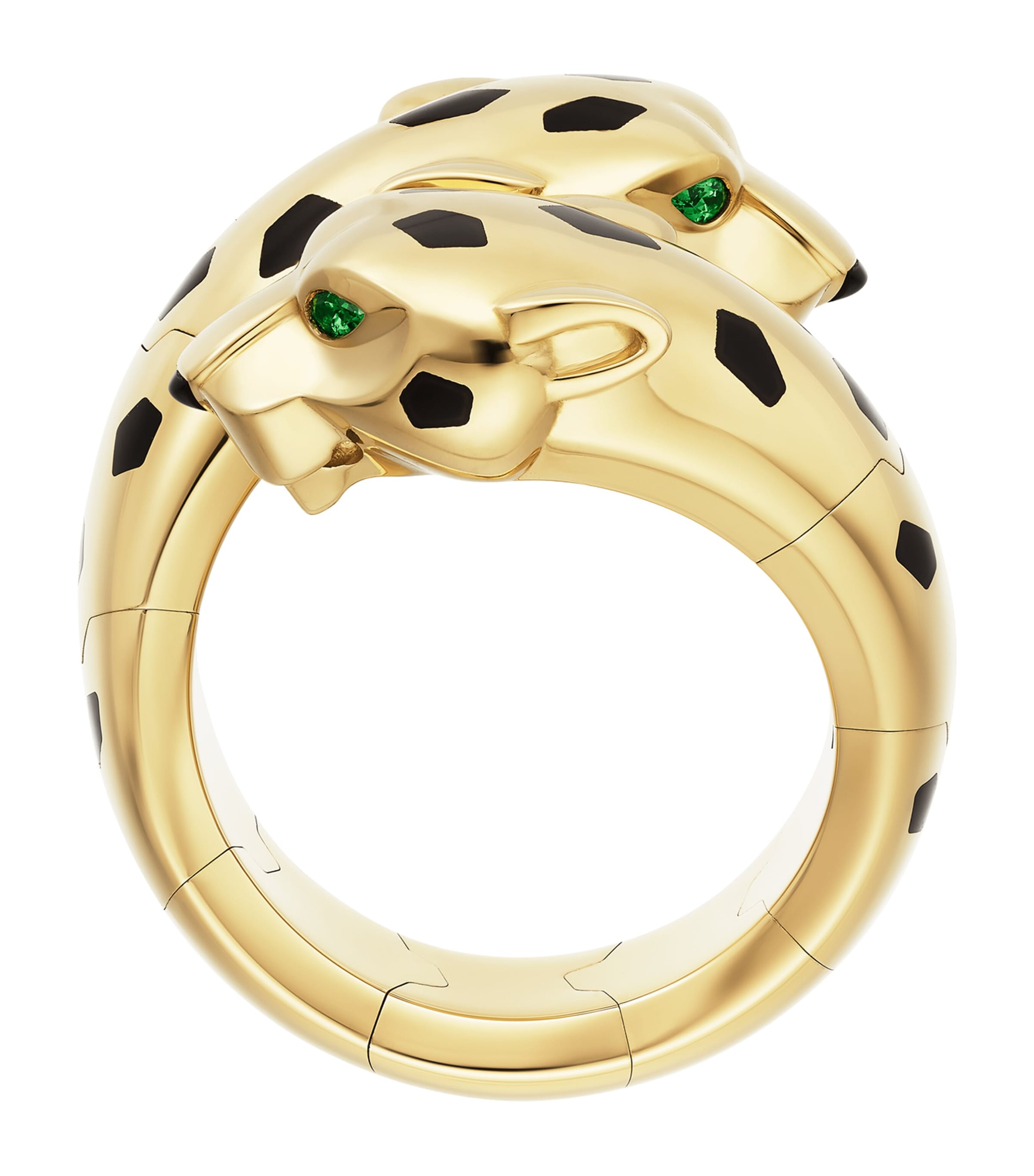Yellow Gold, Tsavorite Garnet and Onyx Panthère de Cartier Ring YELLOW GOLD Image 3
